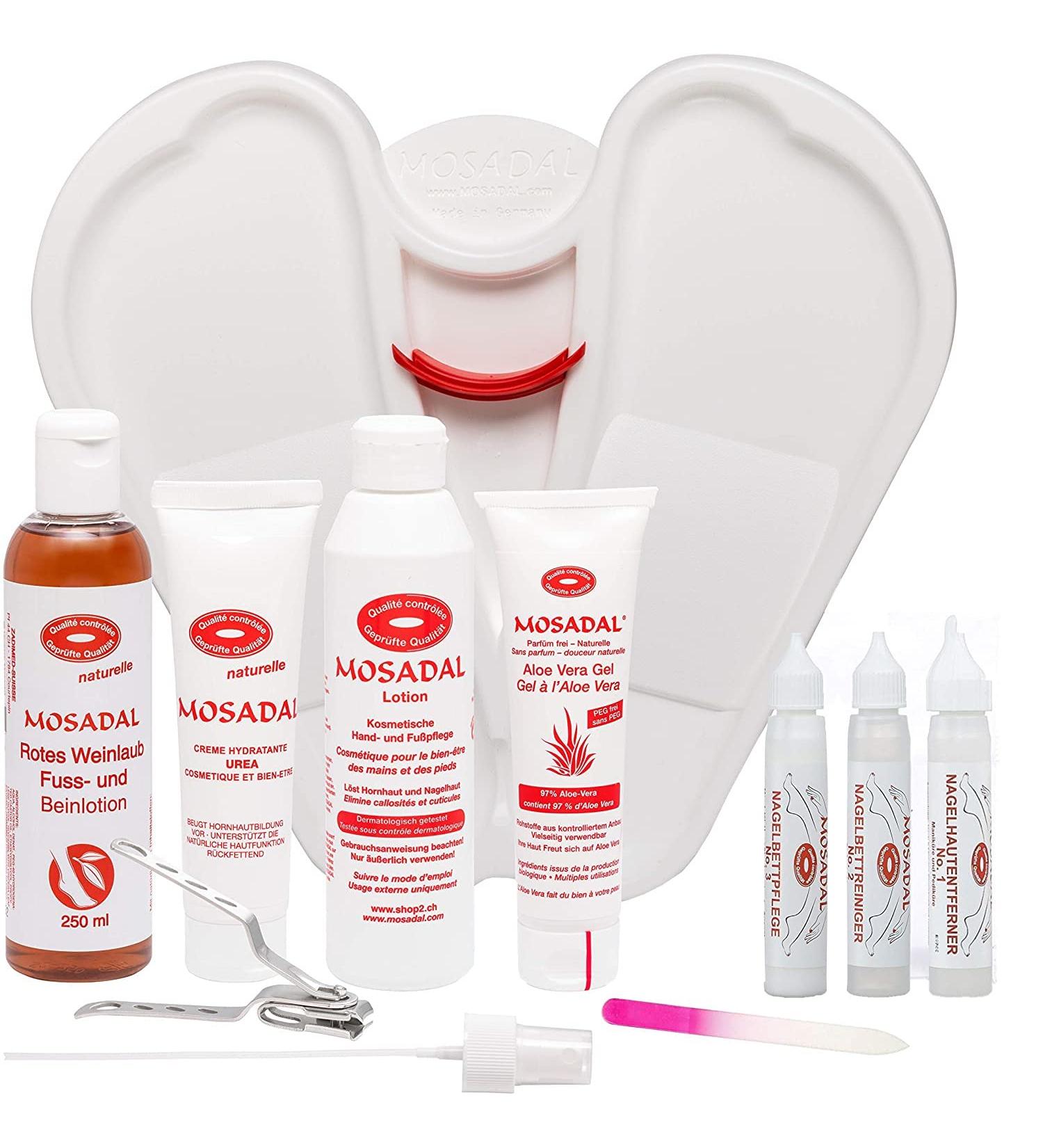 Buy Mosadal SUPER SET Callus Remover & Care for Hands and Feet 10-Piece All-in-One Kit for Beautiful Skin - Buy Online on GoSupps.com