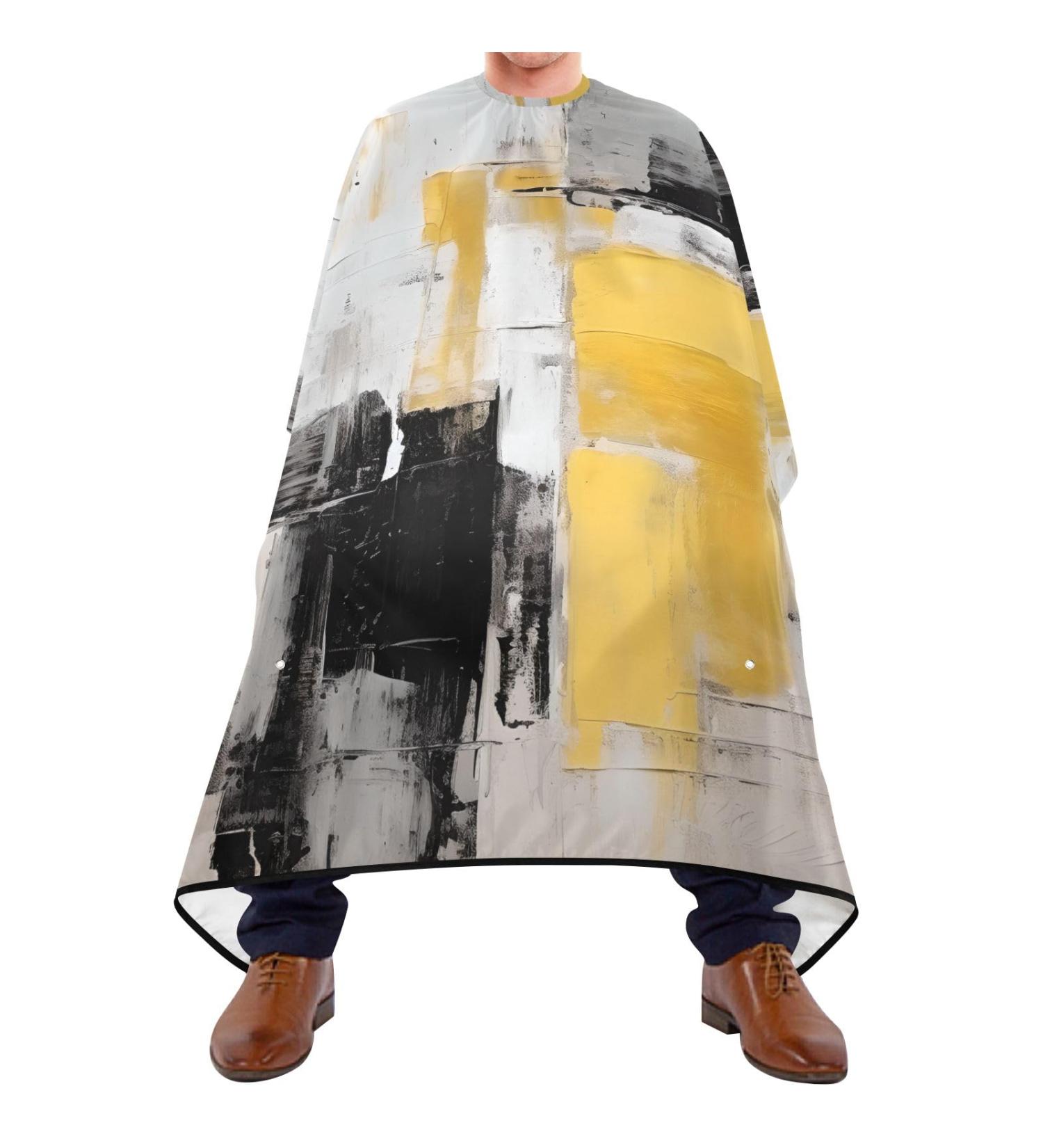 Waterproof Barber Cape - Cheetah Haircut Bib for Men & Women | Art Pattern 1 Hair Cutting Cape - Buy Online on GoSupps.com