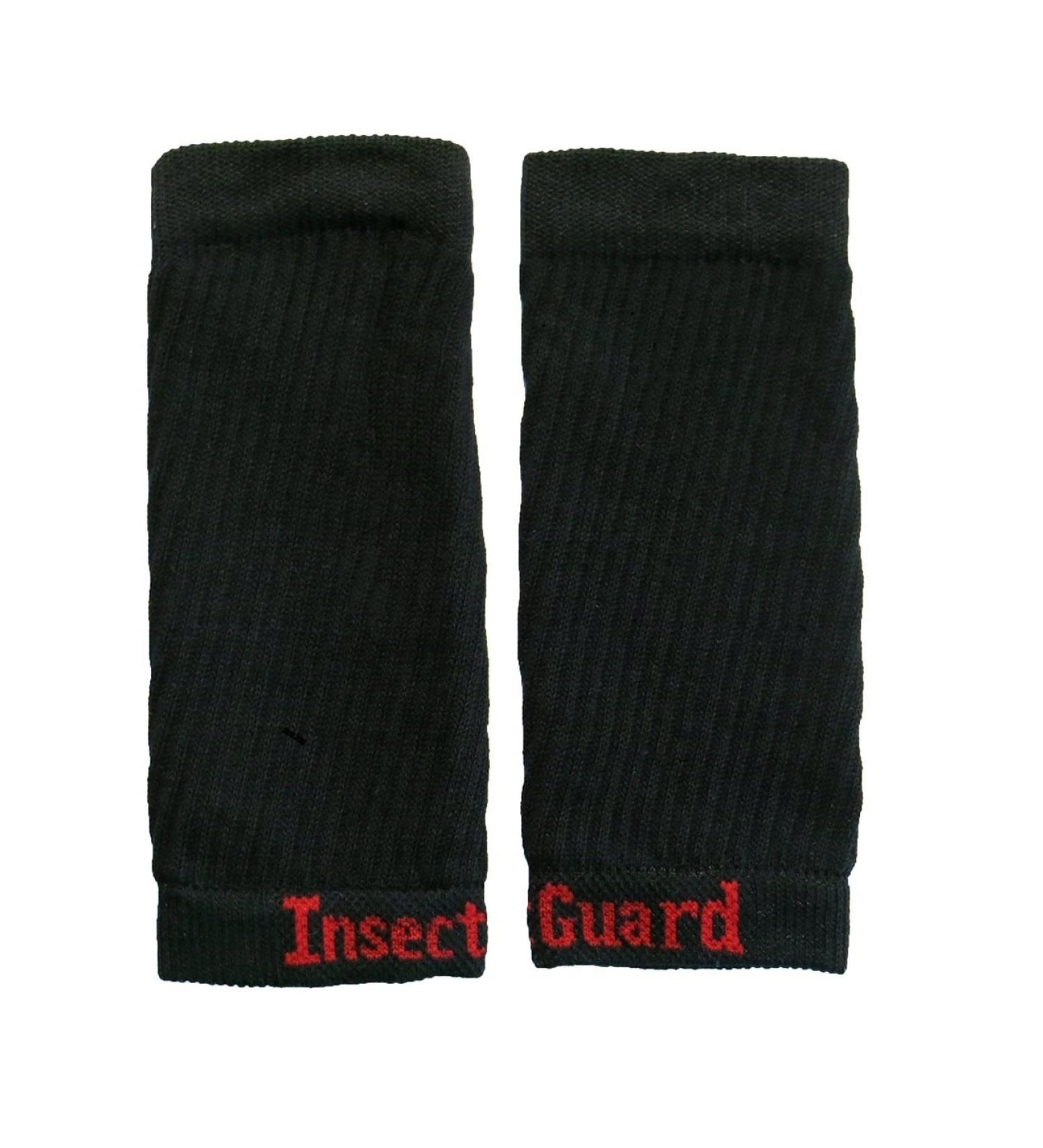 InsectGuard Permethrin Treated Tick Gaiters/Sleeves - 7 Inch - Black - Insect Repellent for Mosquitoes, Flies, Chiggers - One Size Fits All - Buy Online on GoSupps.com