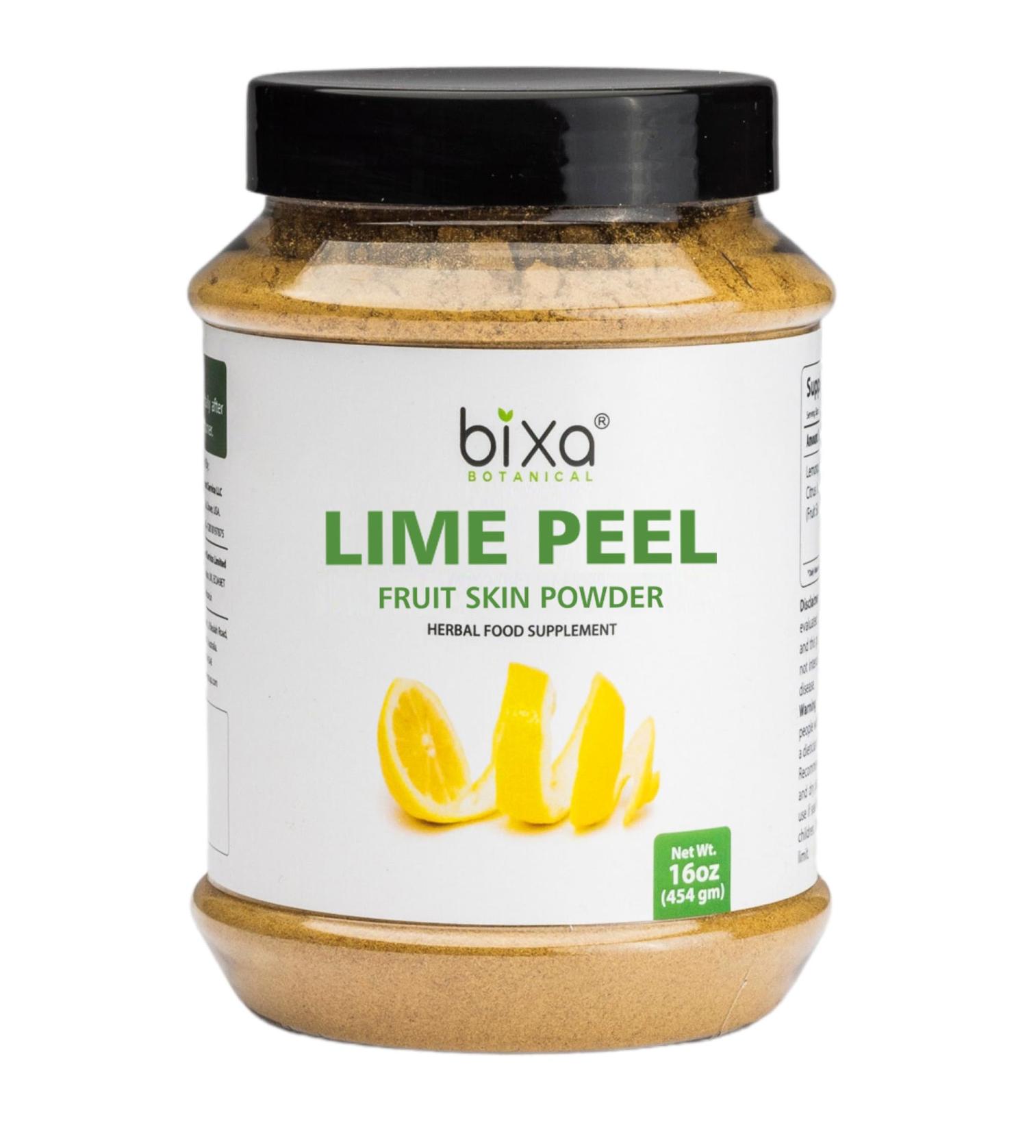Lime Peel Powder - 1 lb | Natural Skin Care Ayurvedic Herb for Pimples & Skin Vitality | Teeth Whitening Boost - Buy Online on GoSupps.com