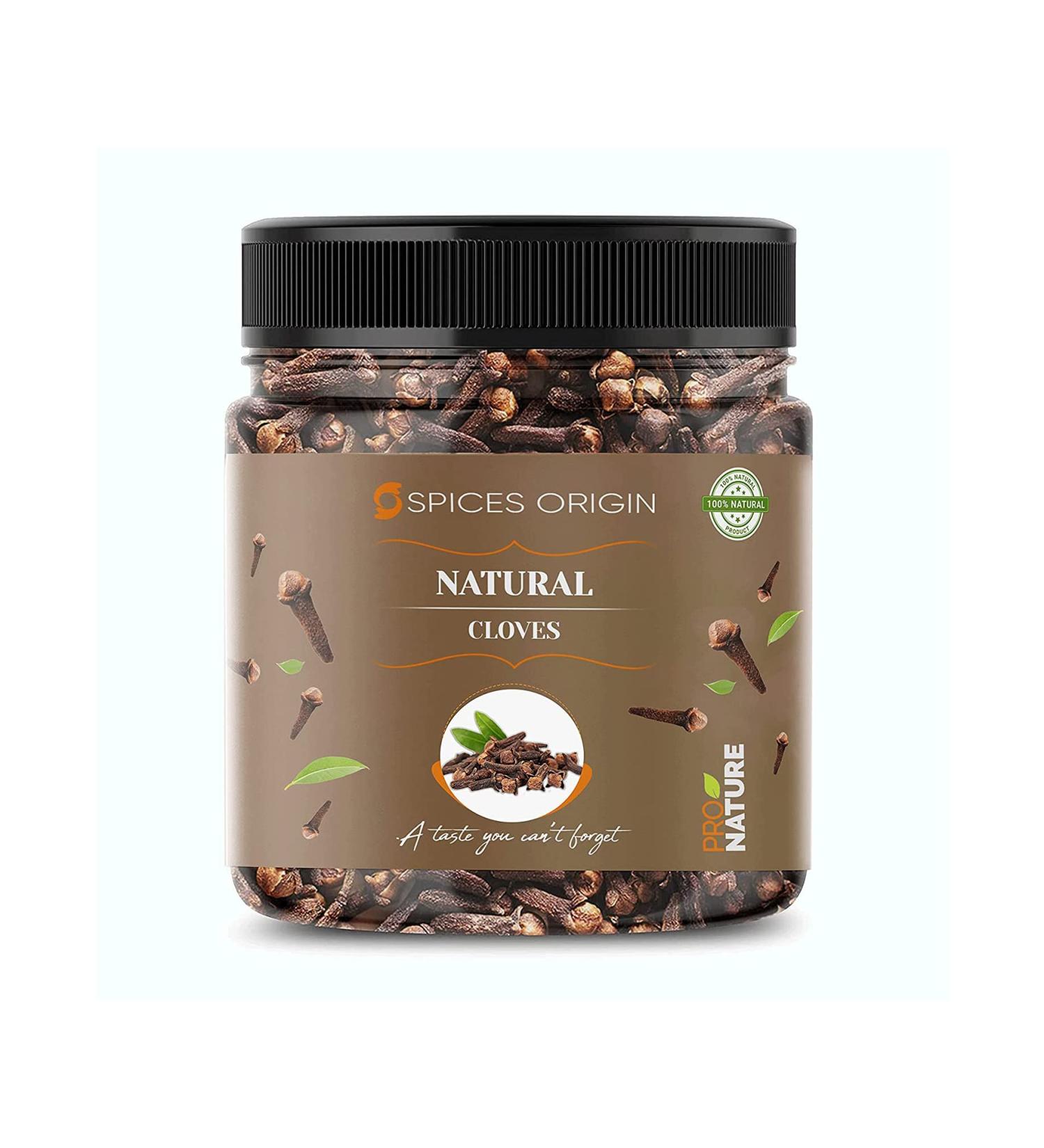 Spices Origin Whole Natural Raw Dried Clove - 180g | Sabut Laung | Finest Hand Picked Quality_Packing May Vary - Buy Online on GoSupps.com