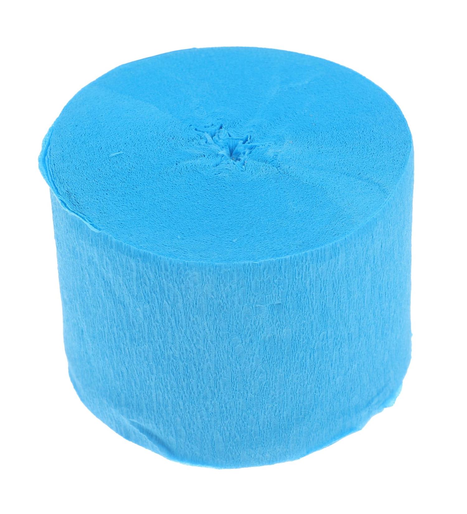 Sky-Blue Crinkled Paper Ribbons - Multi-Function Party Streamers for Weddings & Events | 6x6x4.6CM - International Shipping Available - Buy Online on GoSupps.com