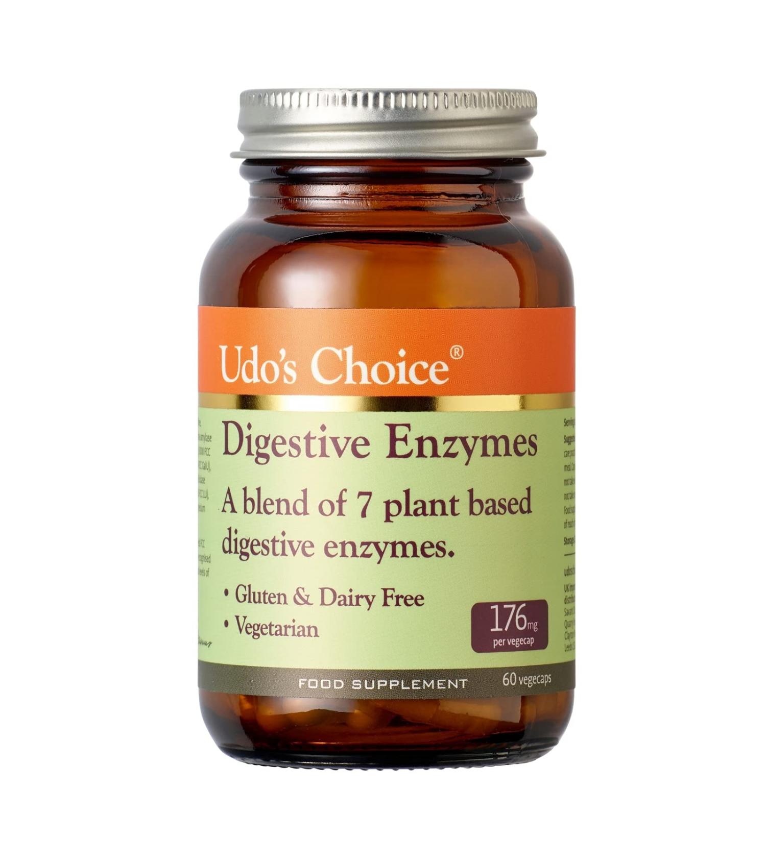 Udo's Choice Digestive Enzyme Blend 60 Caps - 60 Count Pack - Optimal Digestion Support - Buy Online on GoSupps.com