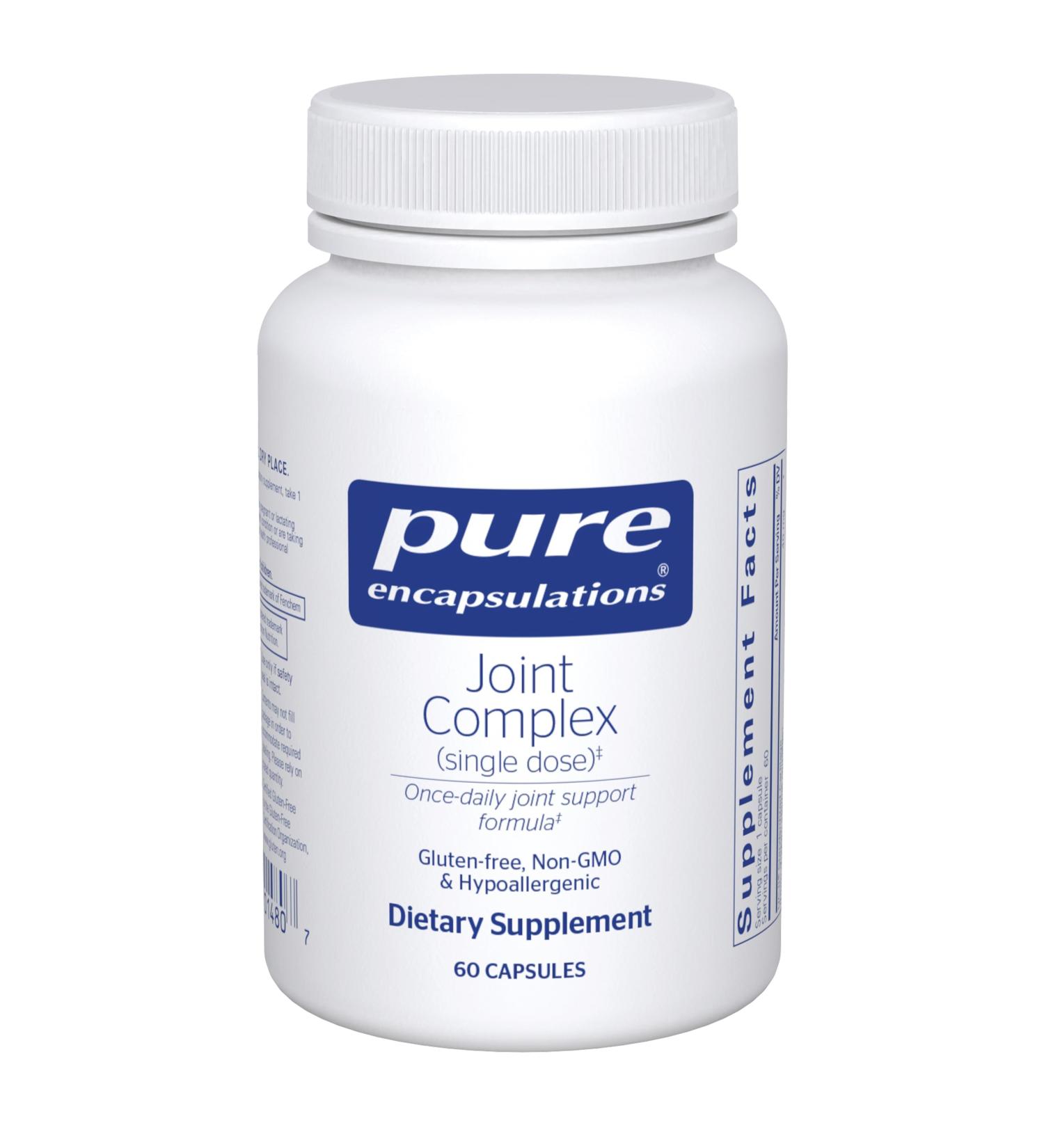 Pure Encapsulations Joint Complex - 60 Capsules | Supports Joint Mobility, Comfort & Cartilage Health | Once-Daily Supplement - Buy Online on GoSupps.com