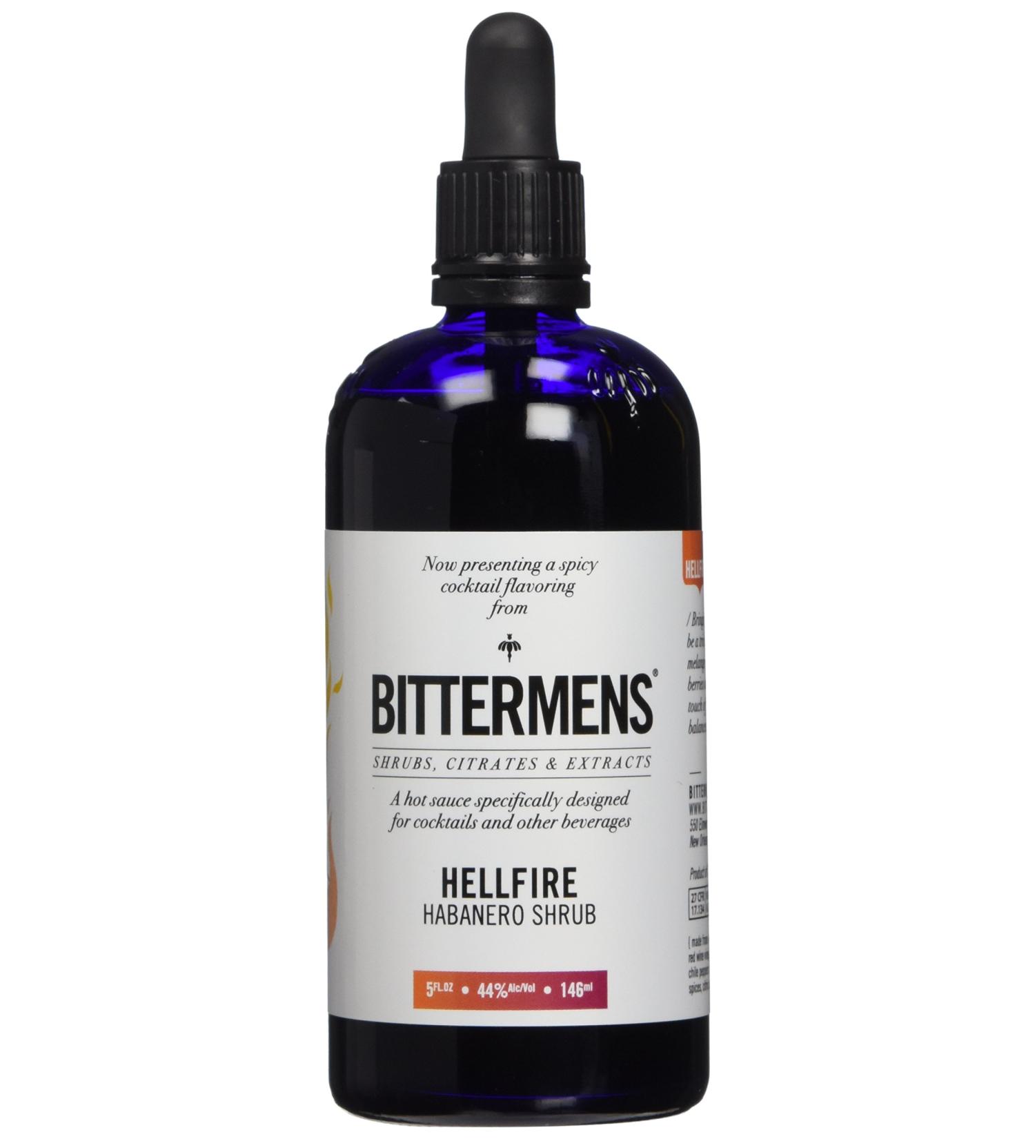 Bittermens Hellfire Habanero Shrub Cocktail Bitters  4 oz