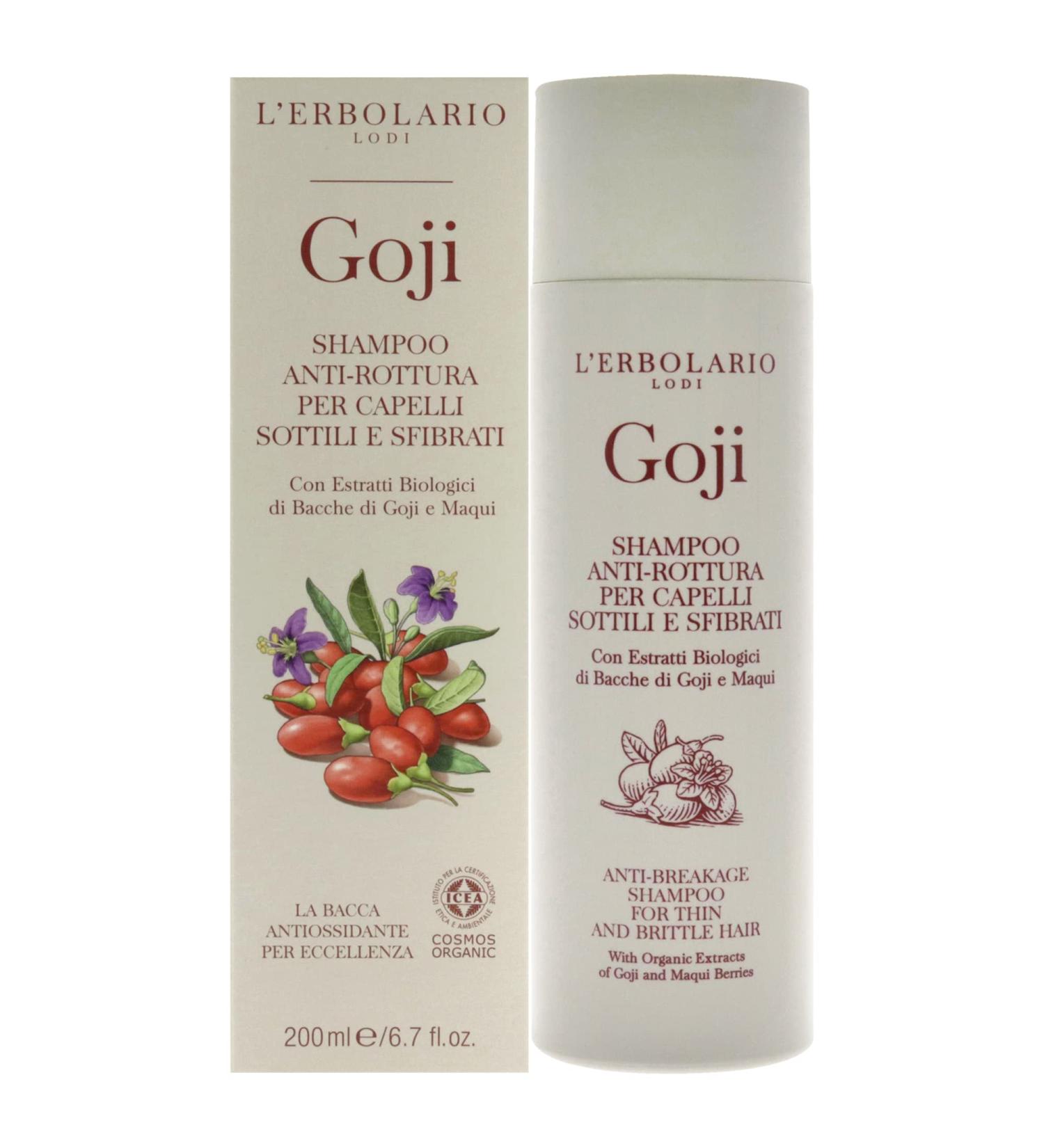 L'ERBOLARIO Goji Anti-Breakage Shampoo 6.7 oz - Unisex Hair Care | Shop Internationally Online - Buy Online on GoSupps.com
