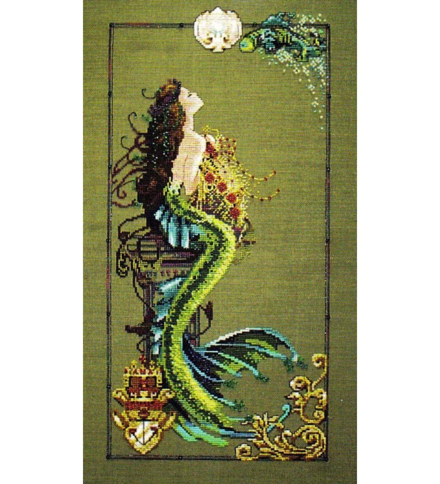 Mirabilia Cross Stitch Pattern Nora Corbett MERMAID OF ATLANTIS
