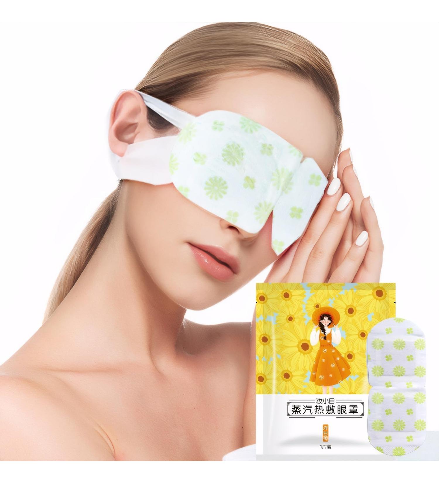 KDJXZ 20 Packs Steam Eye Mask Heated Eye Mask Warming Self Heating Eye Mask Disposable Sleep Mask for Dry Eyes Moisturizing Soothing Puffy Eyes Relieve Eye Fatigue(Chamomile) - Buy Online on GoSupps.com