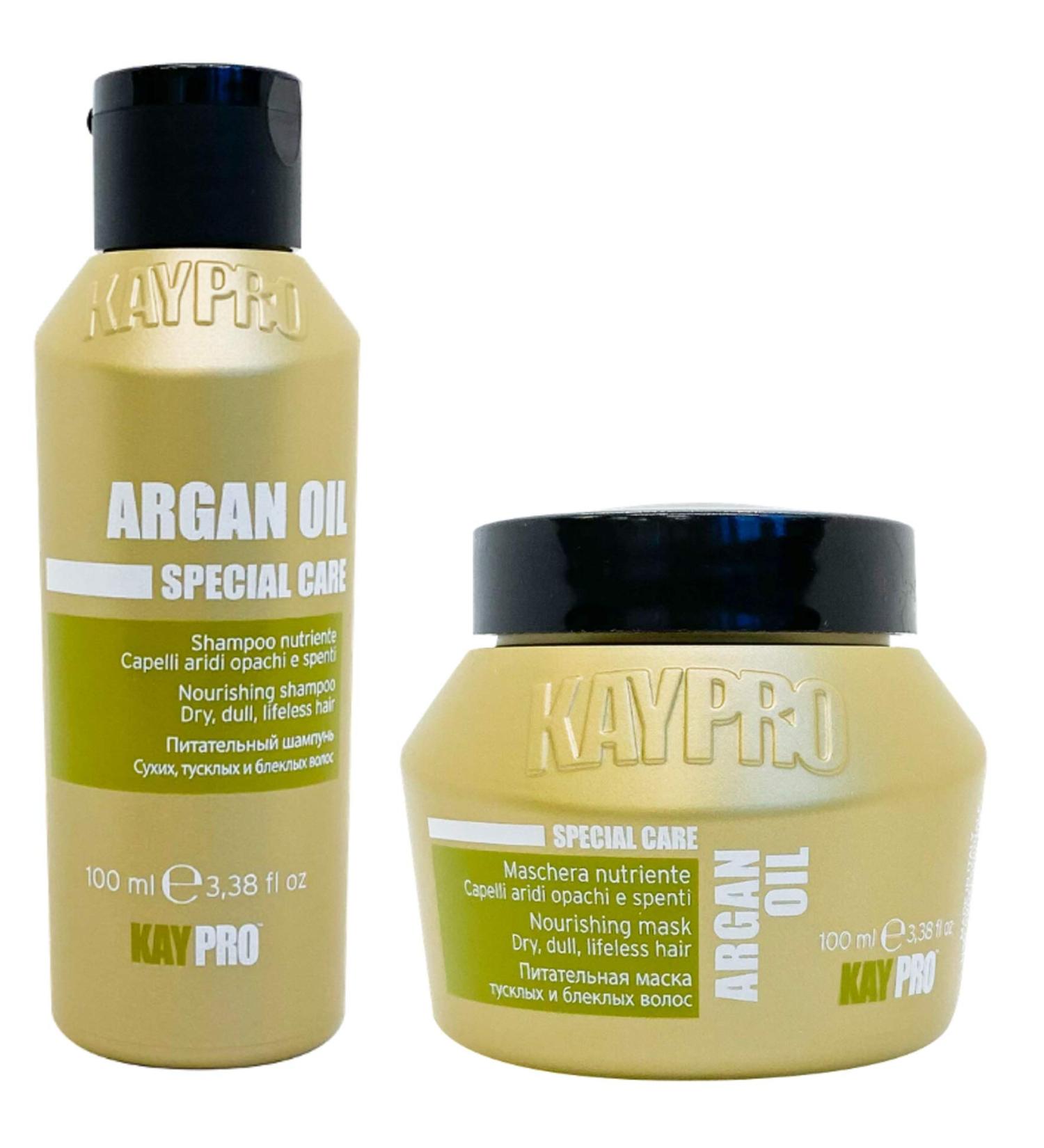 Kay Pro Special Care Mini Argan Oil Shampoo and Argan Oil Mask Kit 200 ml