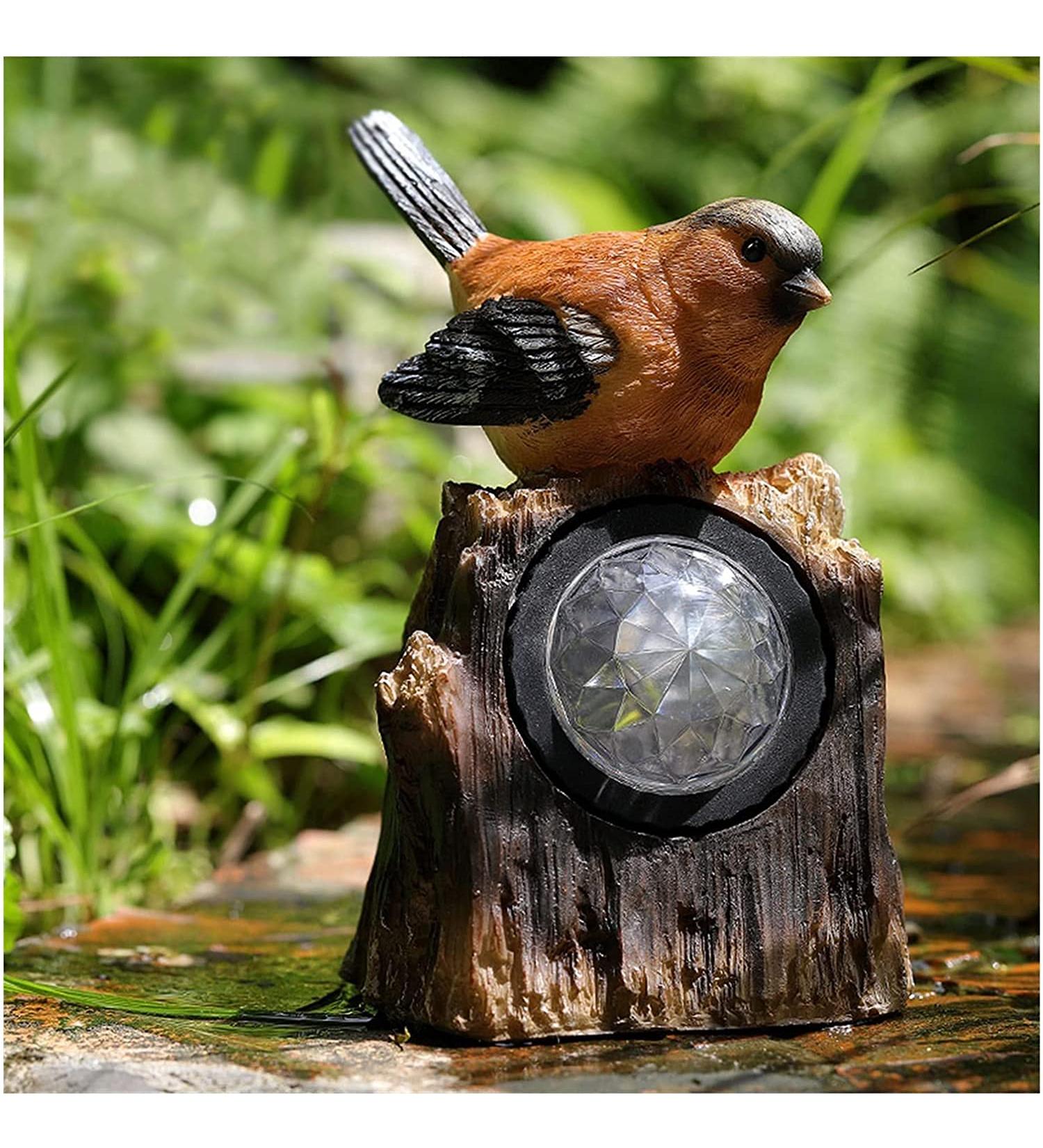 Garden Light Resin Simulation Bird Decoration Garden Garden Balcony Decoration Sculpture Crafts(Color:D) - Buy Online on GoSupps.com
