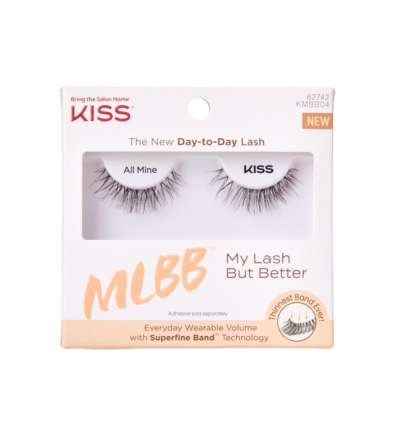 KISS My Lash But Better - 10mm False Eyelashes Contact Lens Friendly Reusable Strip Lashes Easy to Apply 1 Pair - Shop Now for International Shipping - Buy Online on GoSupps.com