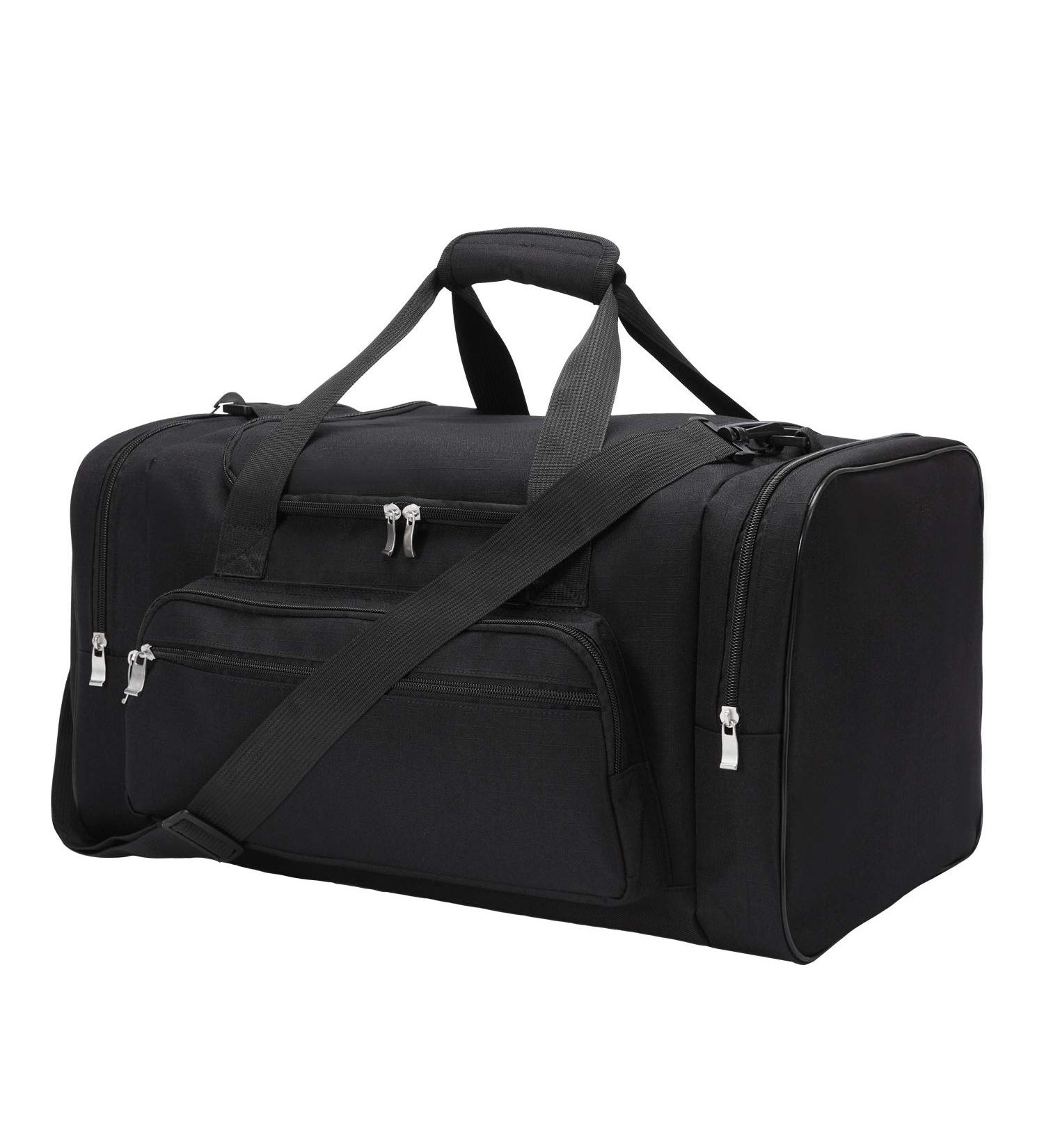 Black 20 Sports Duffel Bag for Travel Gym - Lightweight & Durable - Buy Online on GoSupps.com