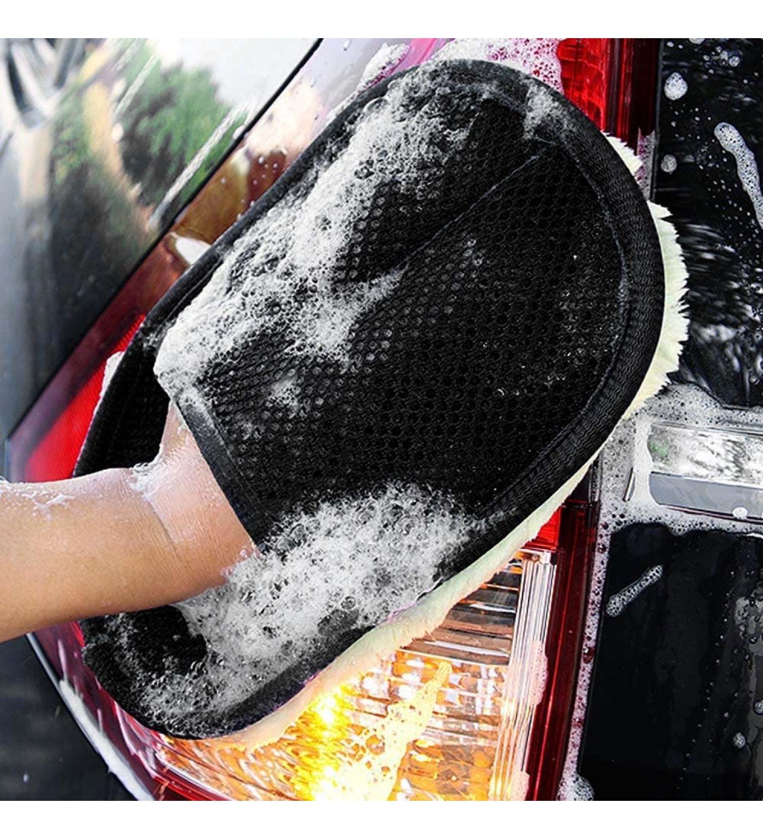 1/3Pc Car Washing Mitts Car Cleaning Glove Car Scrub Cleaning Tool Car Wash Clean Brush Glass Wash Glove Scratch Free (Color : Black Size : 3Pcs) 3Pcs Black - Buy Online on GoSupps.com