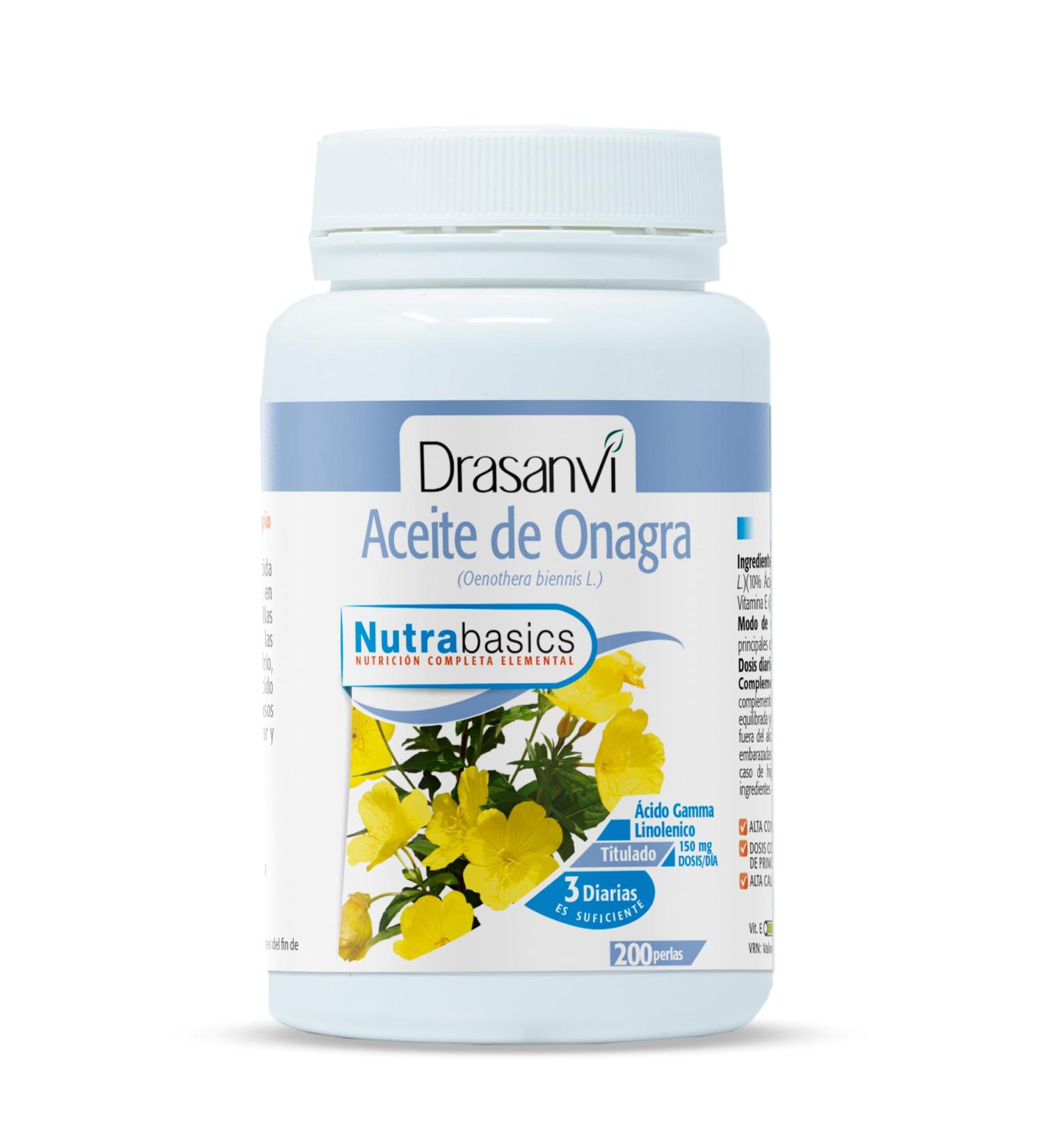 Drasanvi Drasanvi Evening Primrose Oil 200 Beads 500 mg Nutrabasic Drasanvi 1 Unit