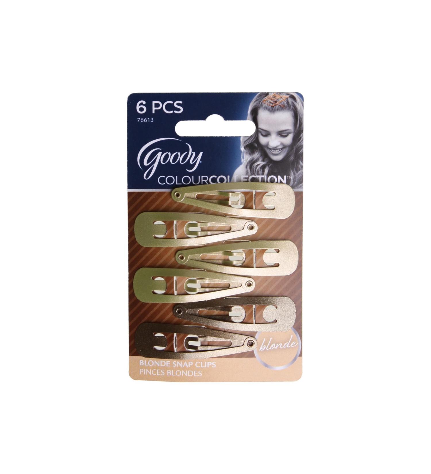 Goody Blonde Colour Collection Contour Clips - Blonde Snap Hair Clips Of Goody Blonde Colour Collection