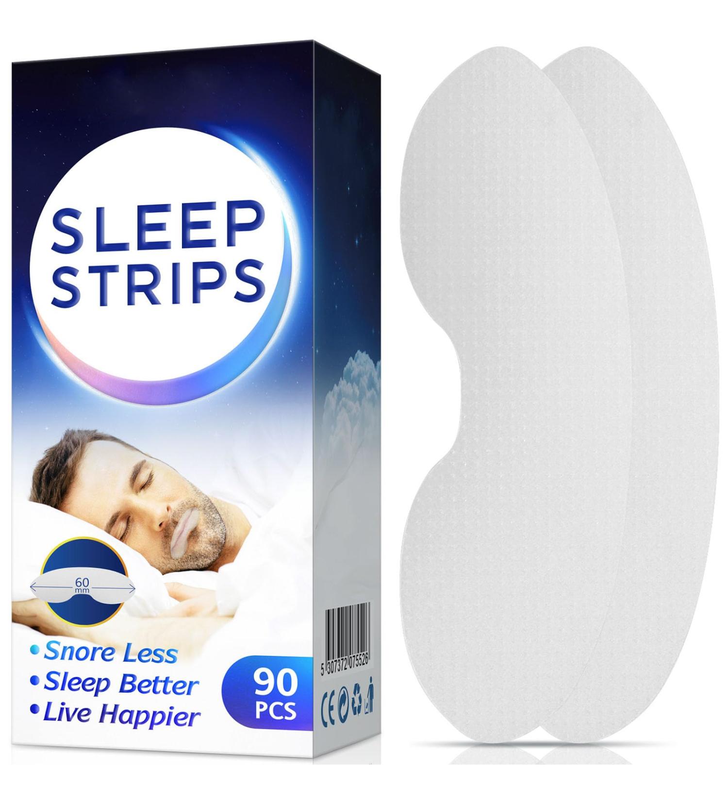 Anti Snoring Mask - 90-Piece Sleep Straps for Improved Sleep Quality - Buy Online on GoSupps.com