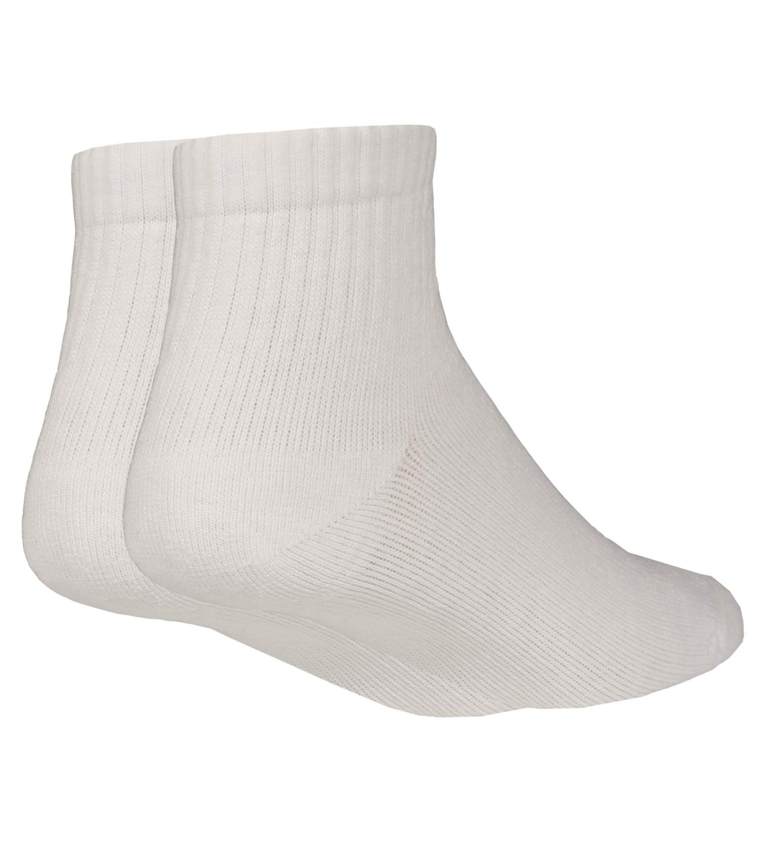 Nuvein Padded Low Cut Socks - 8-15 mmHg Light Compression Cushioned Ankle Length Sensitive Fit White X-Large - International Shipping Available - Buy Online on GoSupps.com