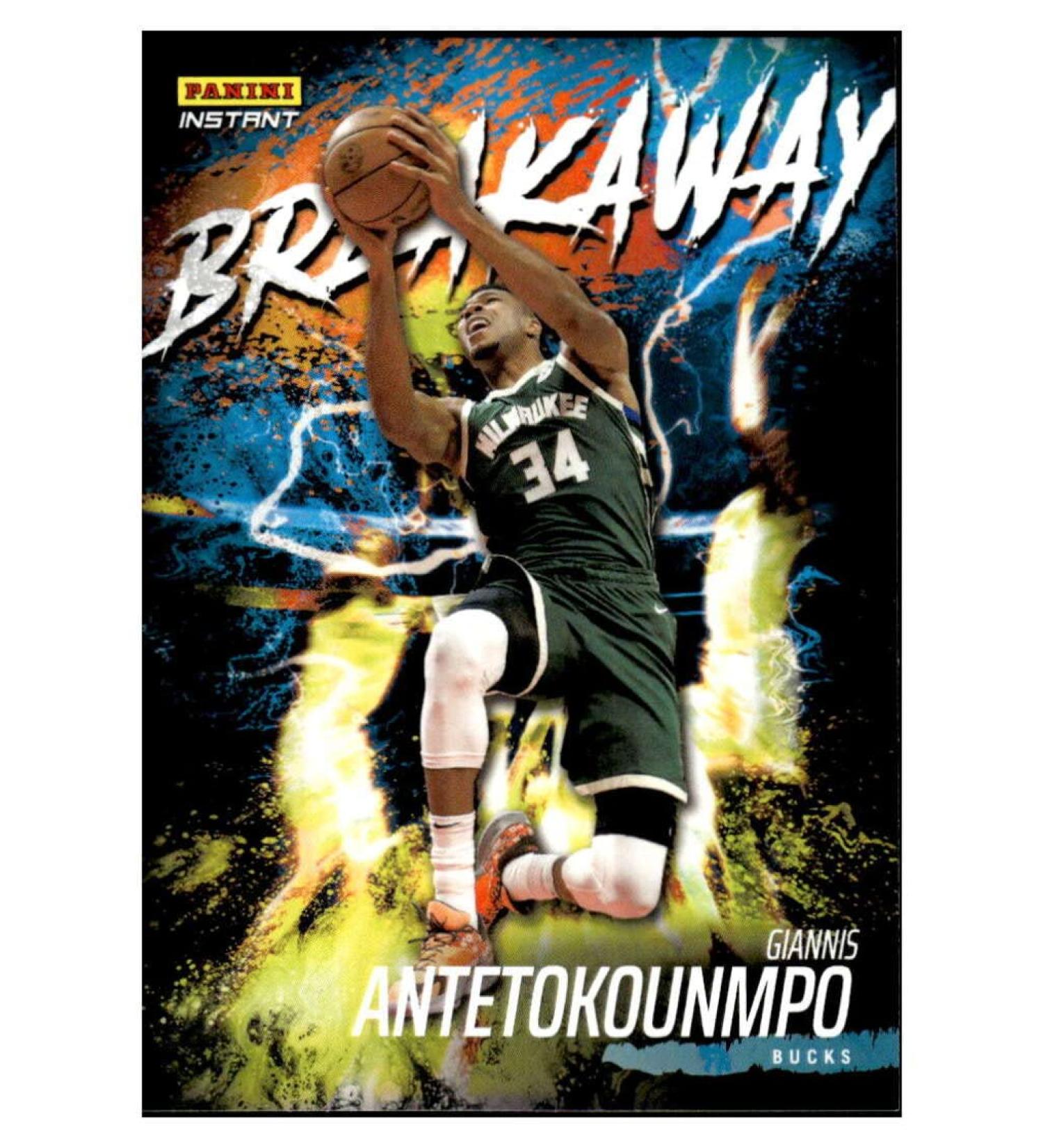 GIANNIS ANTETOKOUNMPO 2022-23 Panini Instant Breakaway /2304 NM+-MT+ NBA Basketball #9 Bucks