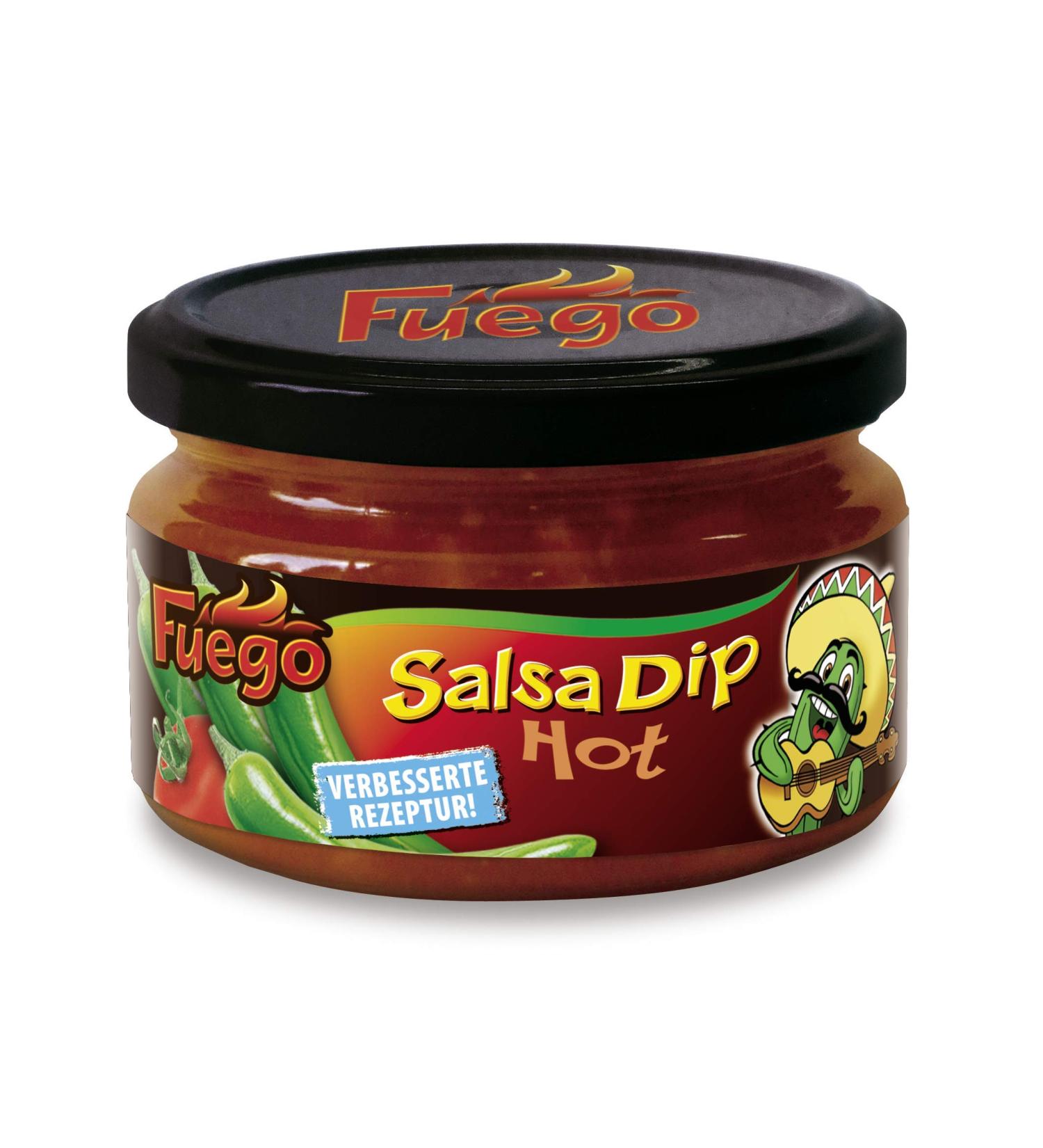 Fuego Salsa Dip Hot - Pack of 4 (200 ml each) | Spicy & Flavorful International Shipping Available - Buy Online on GoSupps.com