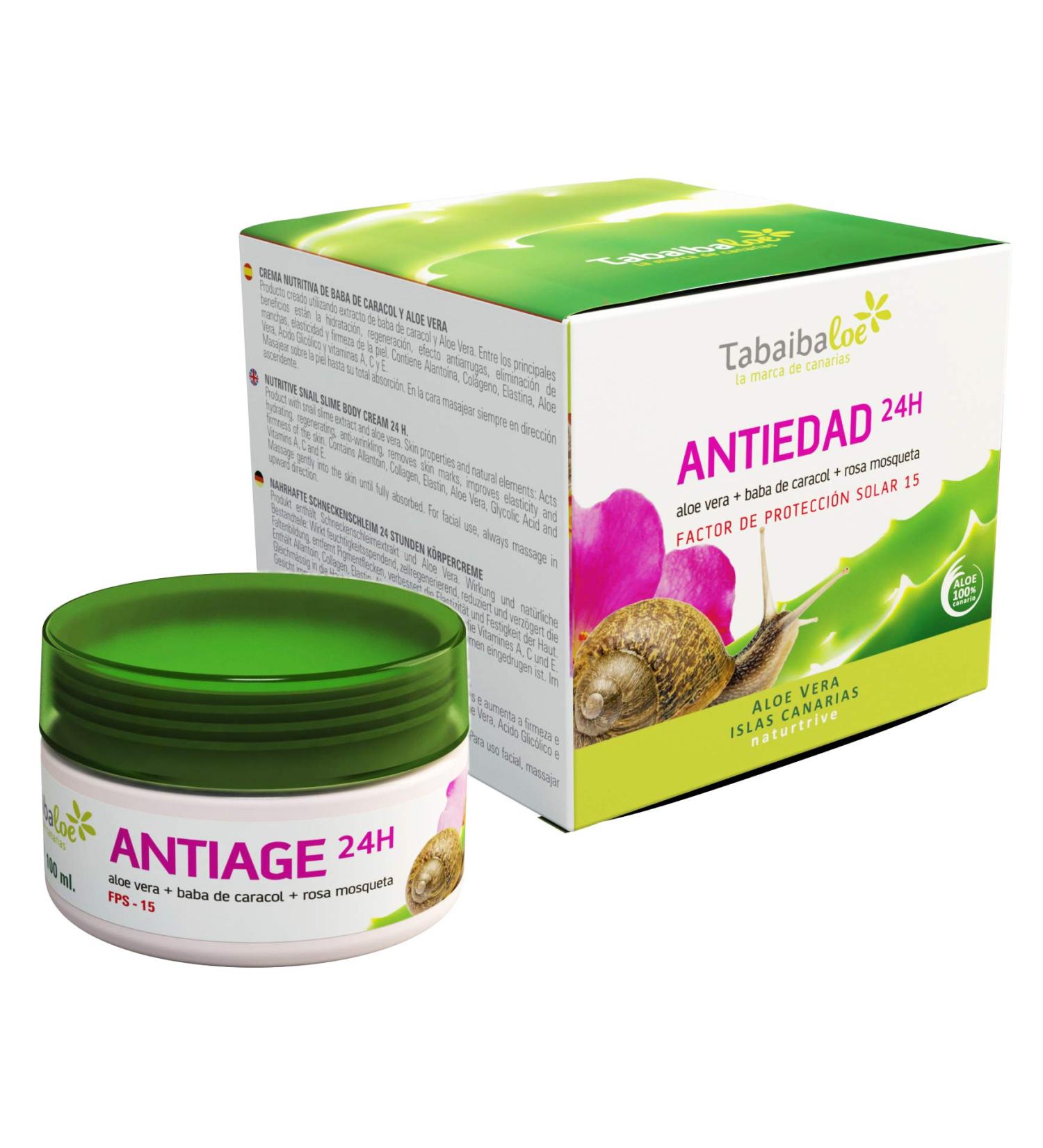 Face Cream Regenerating Anti-Aging 24h 100 ml Tabaibaloe - Buy Online on GoSupps.com
