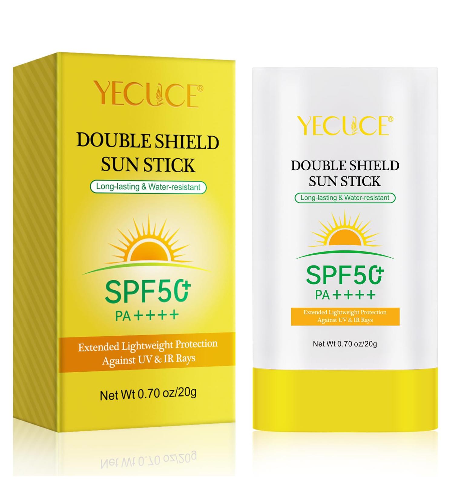 MXCZBSM Sun protection stick 20 g invisible UVIR protection SPF50+ 80 min water resistant natural formula with avocado oil and plant extracts compact & mobile - Buy Online on GoSupps.com