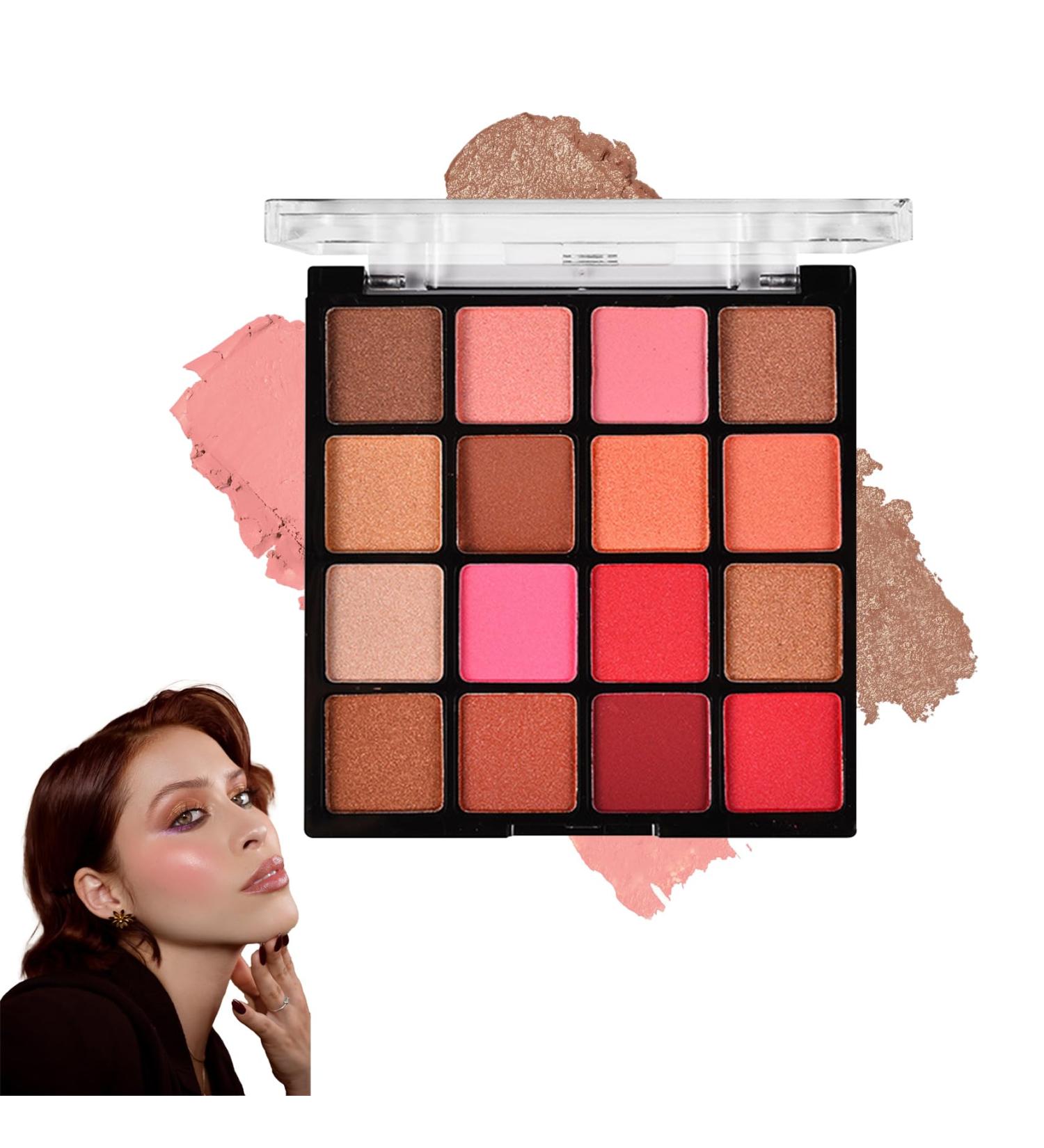 16 Colors Eyeshadow Palette Matte Nude Eye Makeup Palette Ultra-Blendable Long Lasting High Pigmented Waterproof Nudes Neutral Smooth Eye Shadow Palette for Women Natural Charming Looking #02 16 Colors 2# - Buy Online on GoSupps.com
