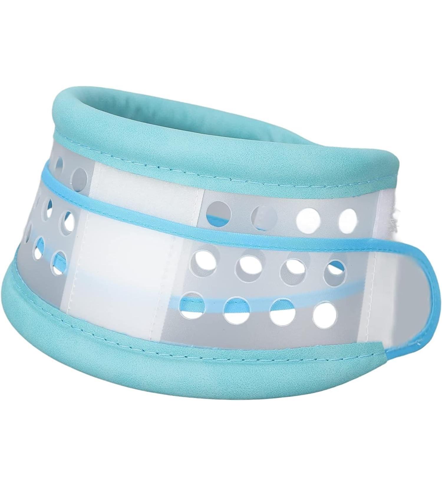 SAFWEL Ergonomic Neck Collar - Comfortable Adjustable Neck Support & Flexible Traction for Pain Relief - Buy Online on GoSupps.com