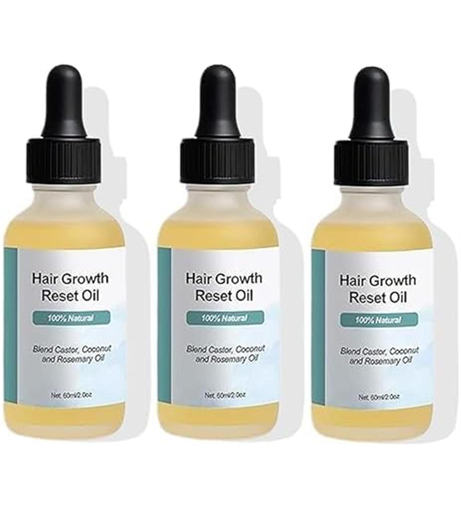 Huile de croissance des cheveux huile de croissance et de r initialisation renforce les racines des cheveux pour cheveux secs et ab m s et la croissance des cheveux fins soins capillaires 3 pi ces. - Buy Online on GoSupps.com