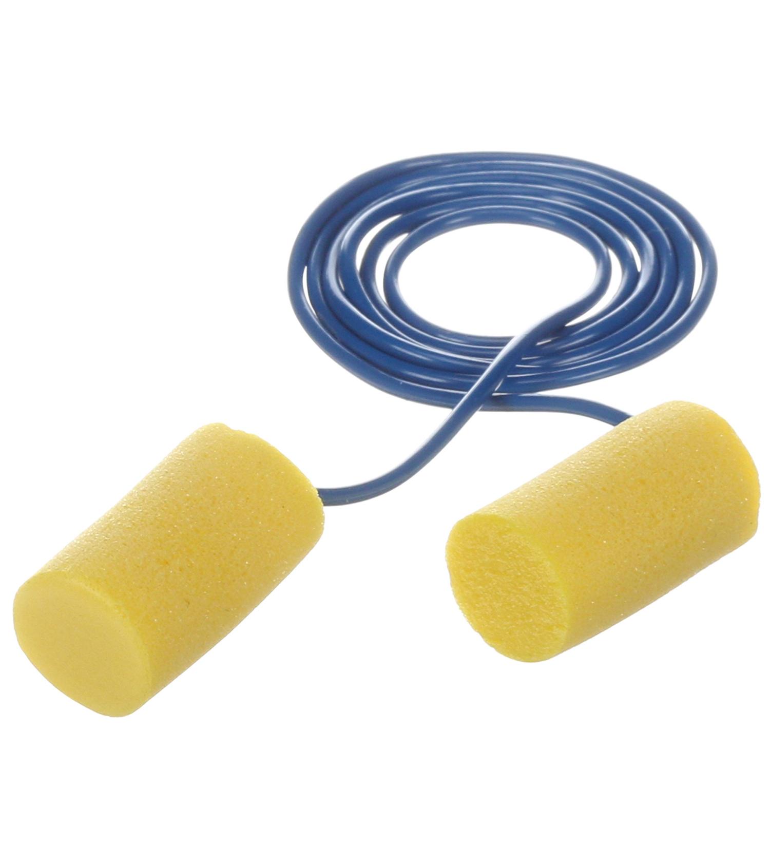 3M Ear Plugs - 200 Pairs - E-A-R Classic Plus 310-1105 - Corded Disposable Foam - NRR 33 - Ideal for Drilling Grinding Welding & More - Buy Online on GoSupps.com