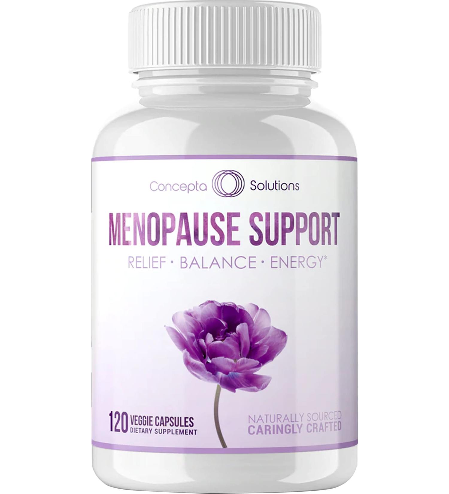 Menopause Relief Supplement for Weight Management & Hormonal Balance - Natural Support for Hot Flashes, Cold Sweats & Mood Swings - 120 Capsules - Buy Online on GoSupps.com