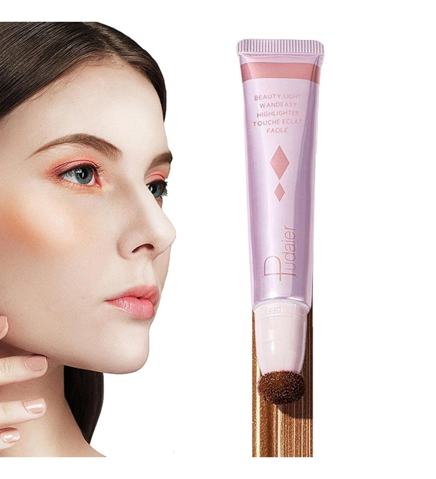 Liquid for Cheeks 3 in 1 Creamy Highlighter Stick Self Sharpening Stick Highlighter Contouring Shimmer Liquid Powder Waterproof Light Face Cosmetics Guanglu 05 - Buy Online on GoSupps.com