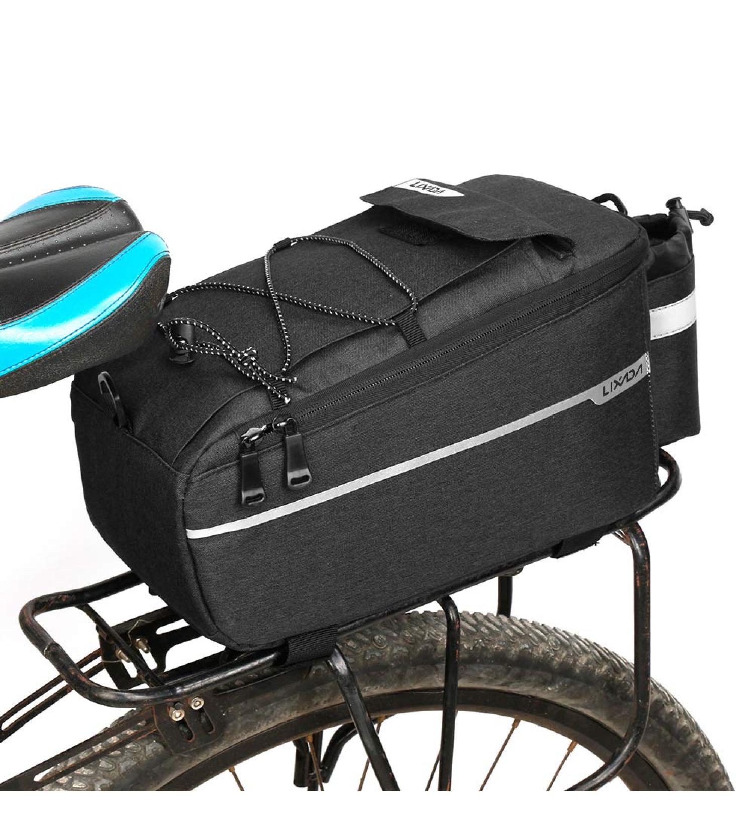 Lixada Insulated Bike Trunk Bag - Rear Rack Storage Luggage & Cooler Shoulder Bag - Buy Online on GoSupps.com