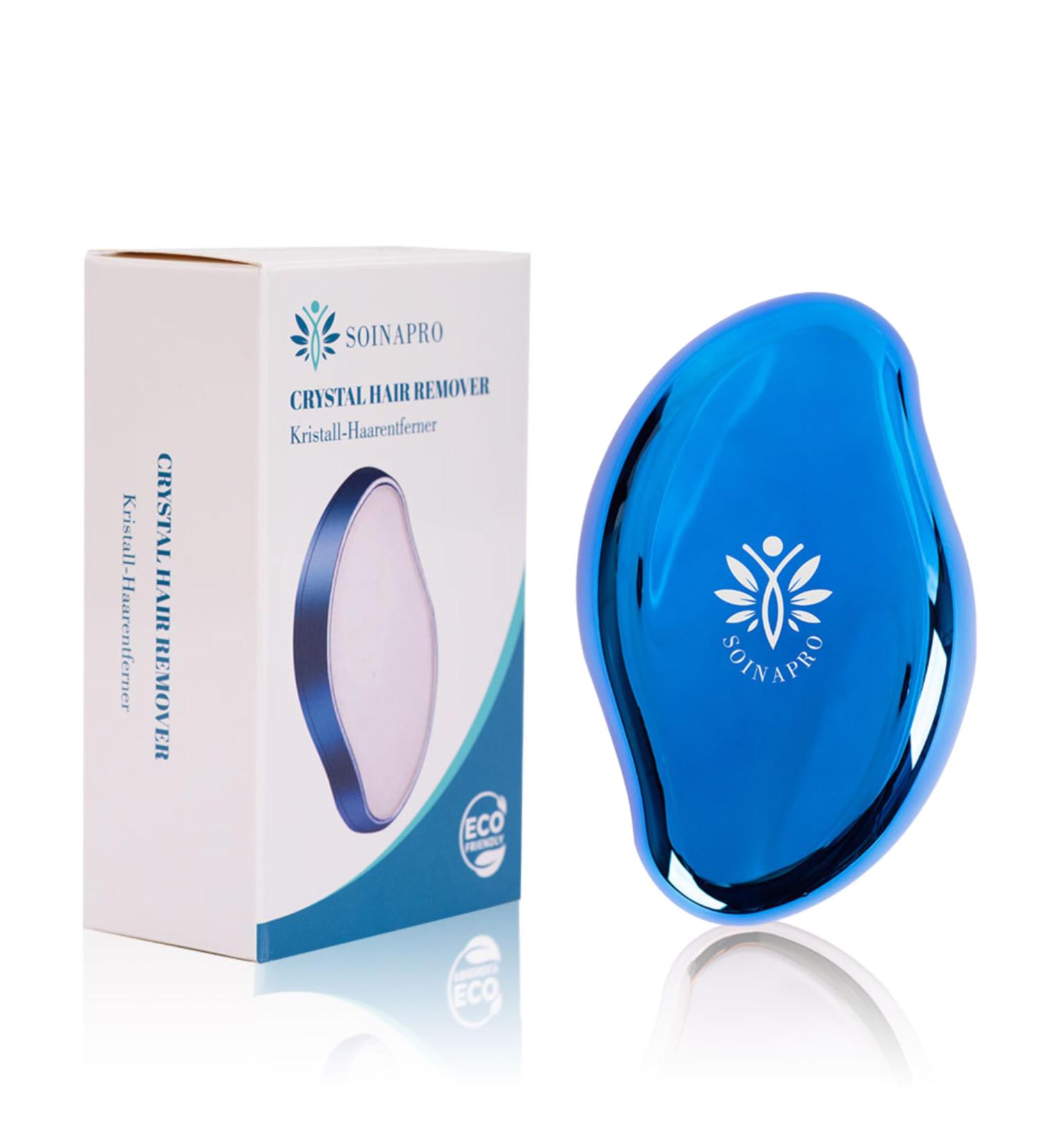 SOASINPRO CRYSTAL NANO Hair Remover - Premium Gentle Depilation Device for Women & Men | Efficient Magic Crystal Hair Remover (Blue) - Buy Online on GoSupps.com