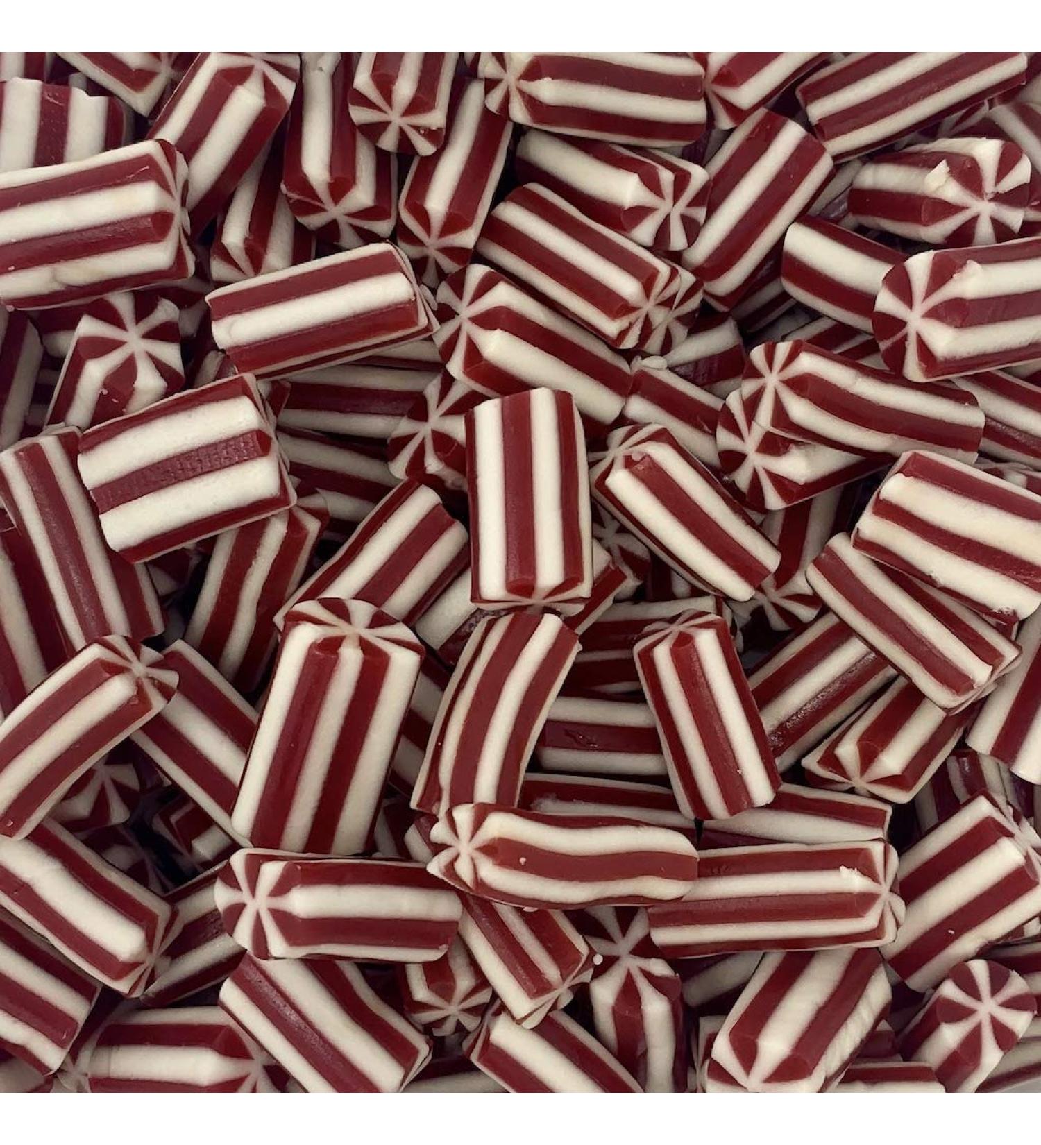 Mini Candy Canes Victorian Gift Jar by The Gourmet Sweet Company