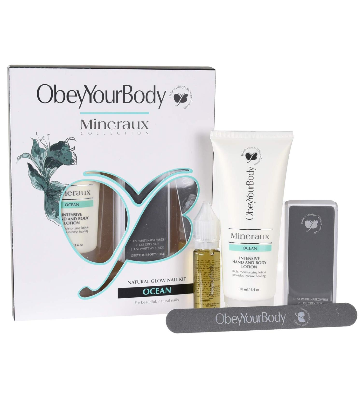 Original Obey Your Body Nail Care Kit Prestige Hand and Nail Care Set Manicure Obeyyourbody Ocean