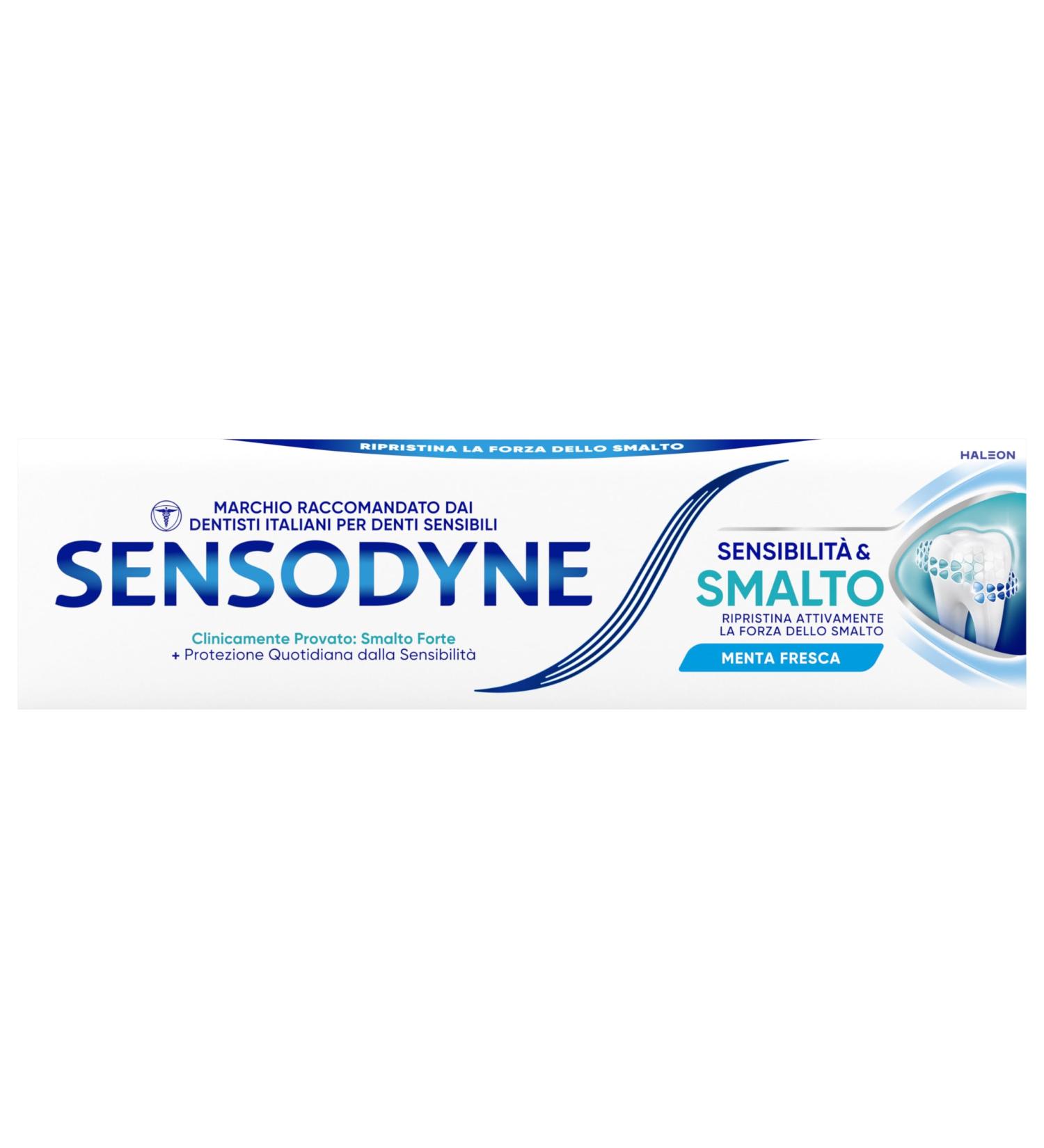  Sensodyne Sensodyne Sensitivity Toothpaste & Varnish for sensitive teeth daily dental hygiene mint flavor 4 x 75 ml pack - Buy Online on GoSupps.com