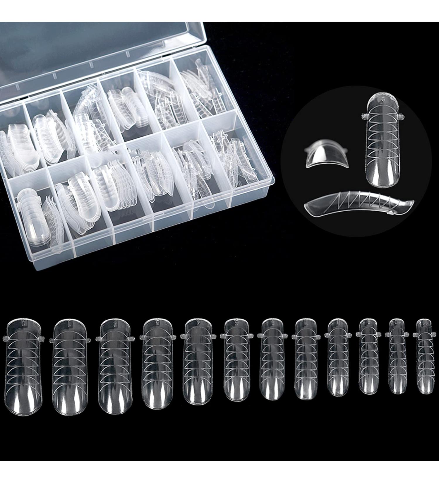 KADS 120PCS Clear Full Cover Dual Nail System Form for Extension - Model 3 - Buy Online on GoSupps.com