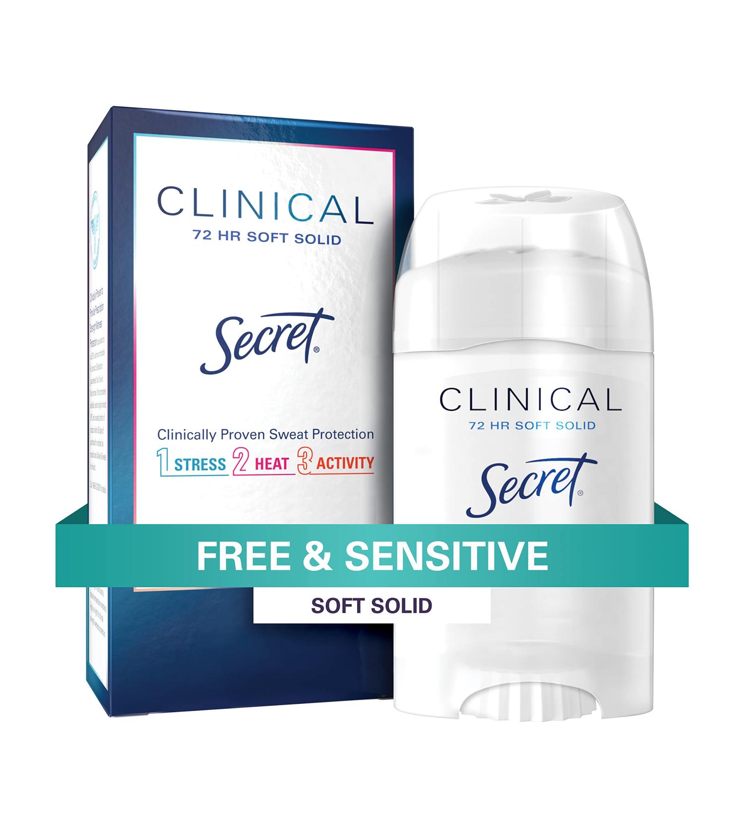 Secret Soft Unscented 1.6 oz - Gentle Protection for Sensitive Skin - Buy Online on GoSupps.com