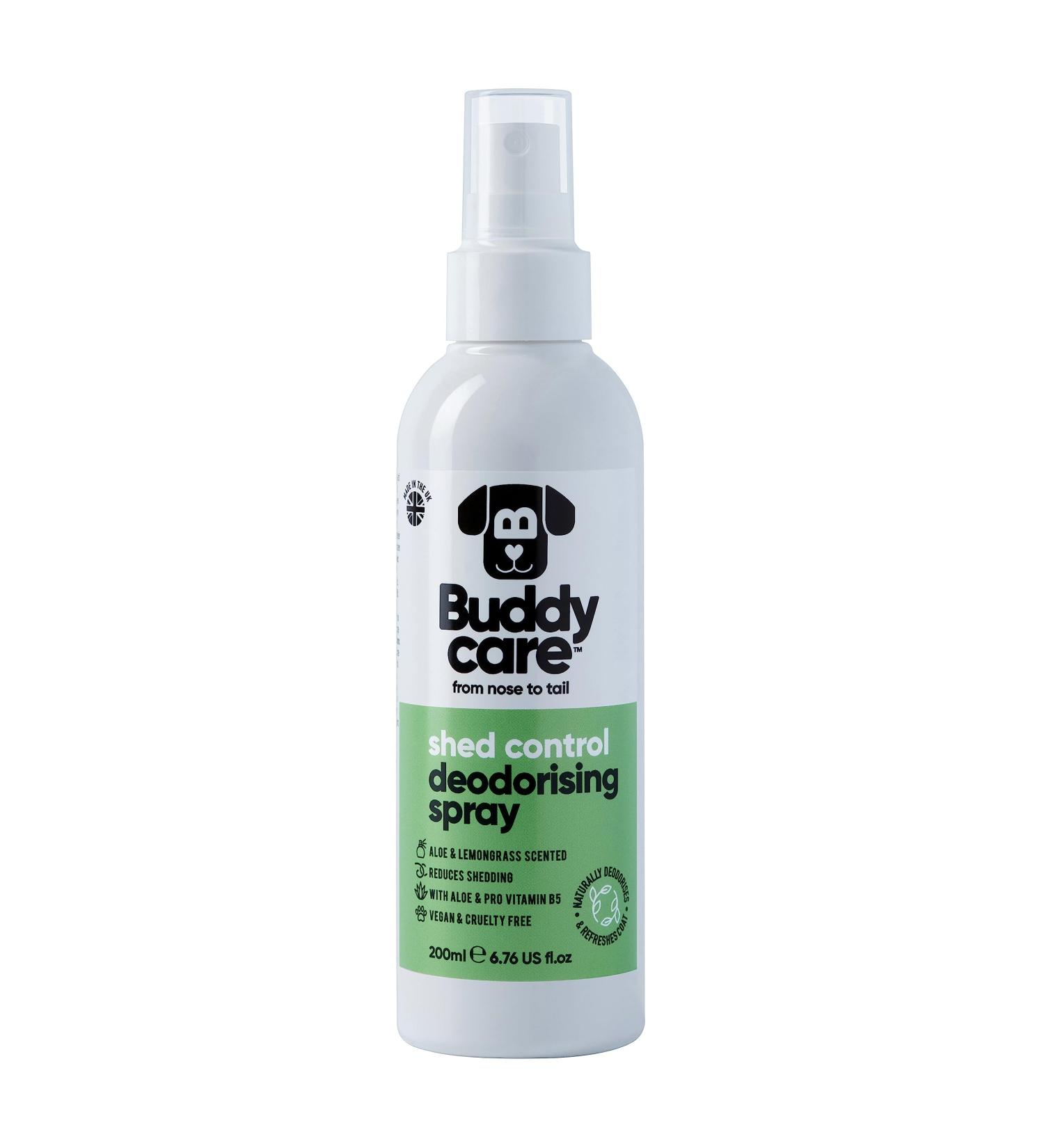 Buy Buddycare Dog Deodorizing Spray - Aloe Vera & Lemon Grass - Refreshing & Nourishing Formula (200ml) - International Shipping Available - Buy Online on GoSupps.com