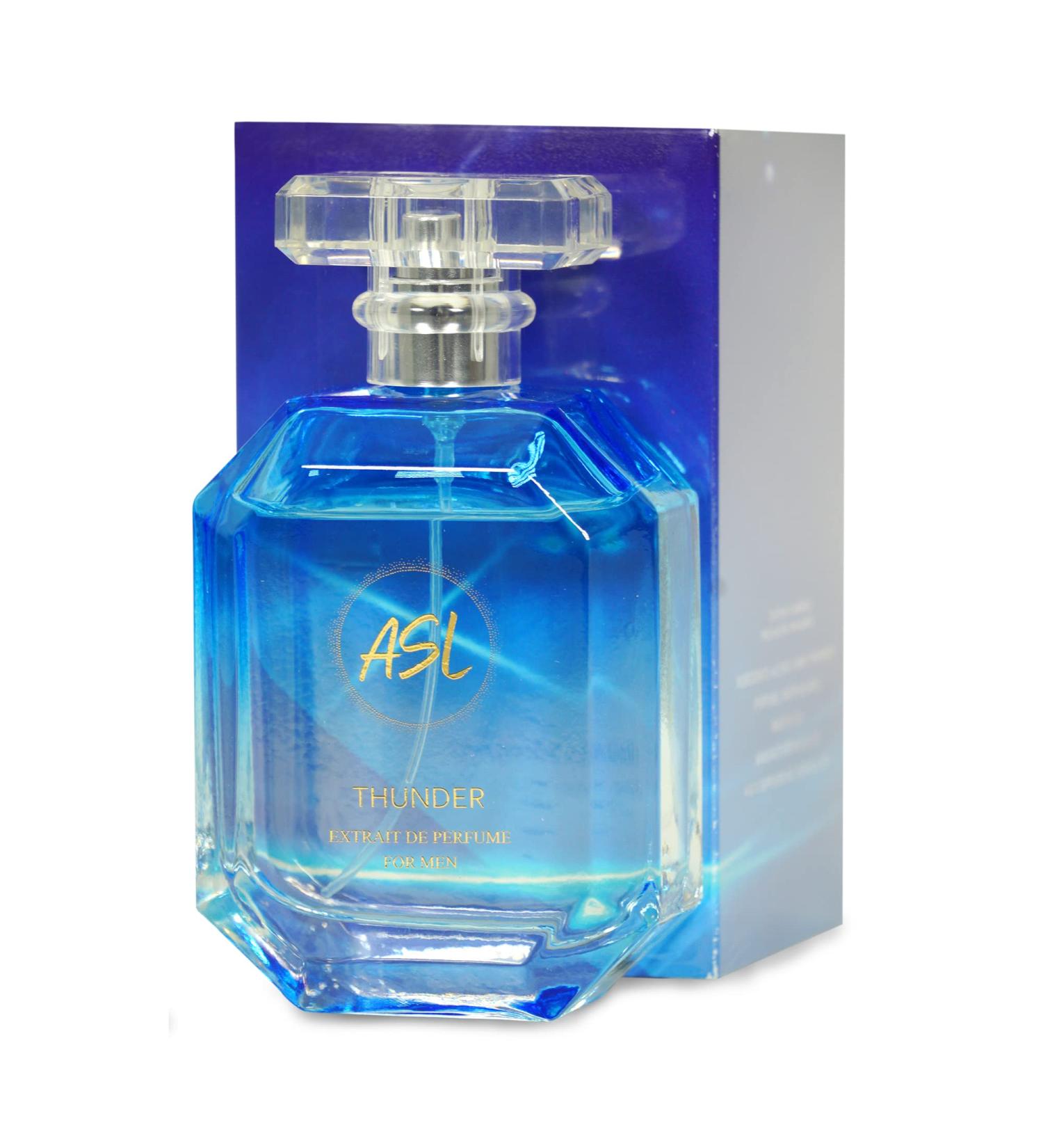 ASL Thunder Eau de Parfum for Men 100ml Long-Lasting Sweet Sensual Fragrance | Modern Floral Spice Perfume for Men Hypoallergenic Ideal for Daily & Special Occasions - Buy Online on GoSupps.com