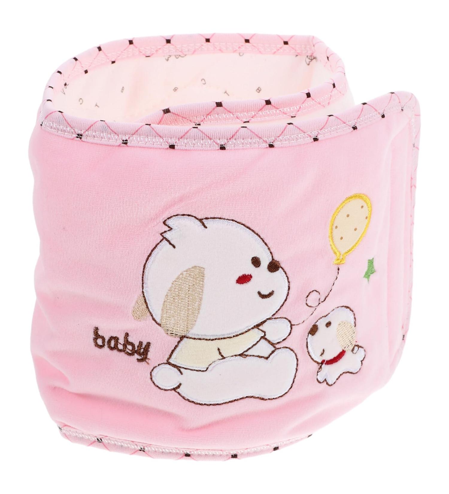 Lurrose umbilical cord wrap vire belly wrap for infants belly bandage for infants baby belly wrap belly wrinkle Bandbauch navel umbilical broken belt belt Diamant fleece