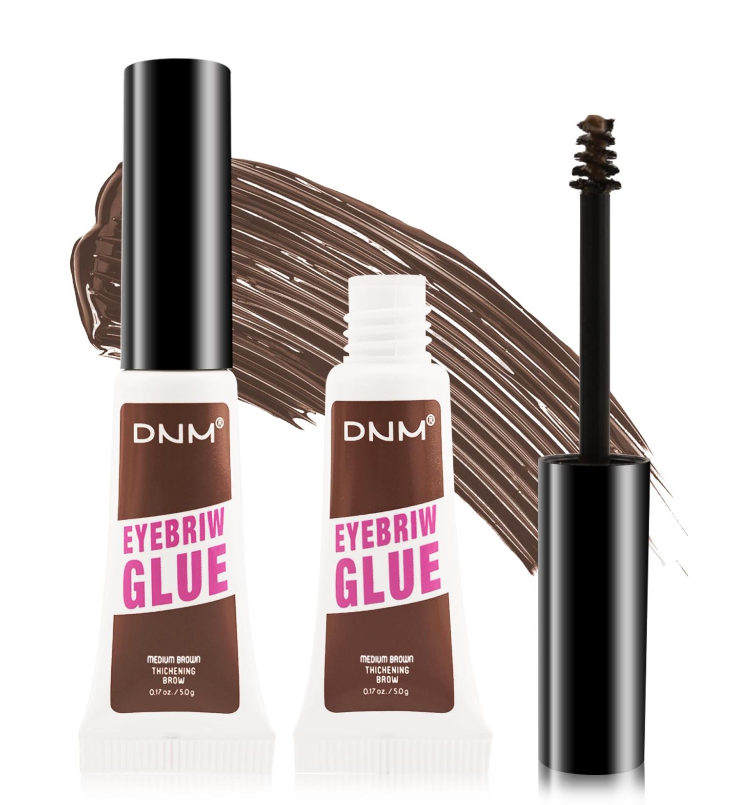 Tinted Eyebrow Gel 2Pcs Medium Brown Waterproof Long-Lasting Brow Gel Transfer-Proof Thickening Extreme Hold Eyebrow Glue Without Residue Shapes and Sculpts Brows Natural brow Makeup for Women-03 03 Medium Brown - Buy Online on GoSupps.com
