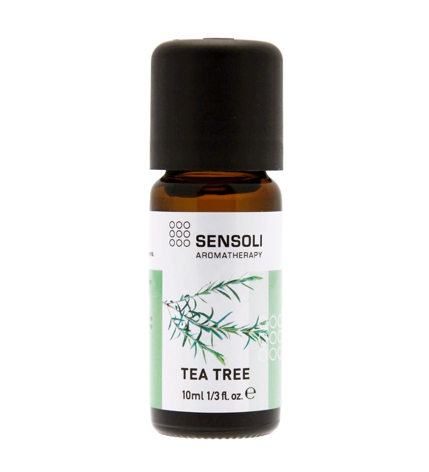 SENSOLI Tea Tree Essential Oil 10ml - Pure and Natural Essential Oil for Aromatherapy and Diffusers - Buy Online on GoSupps.com