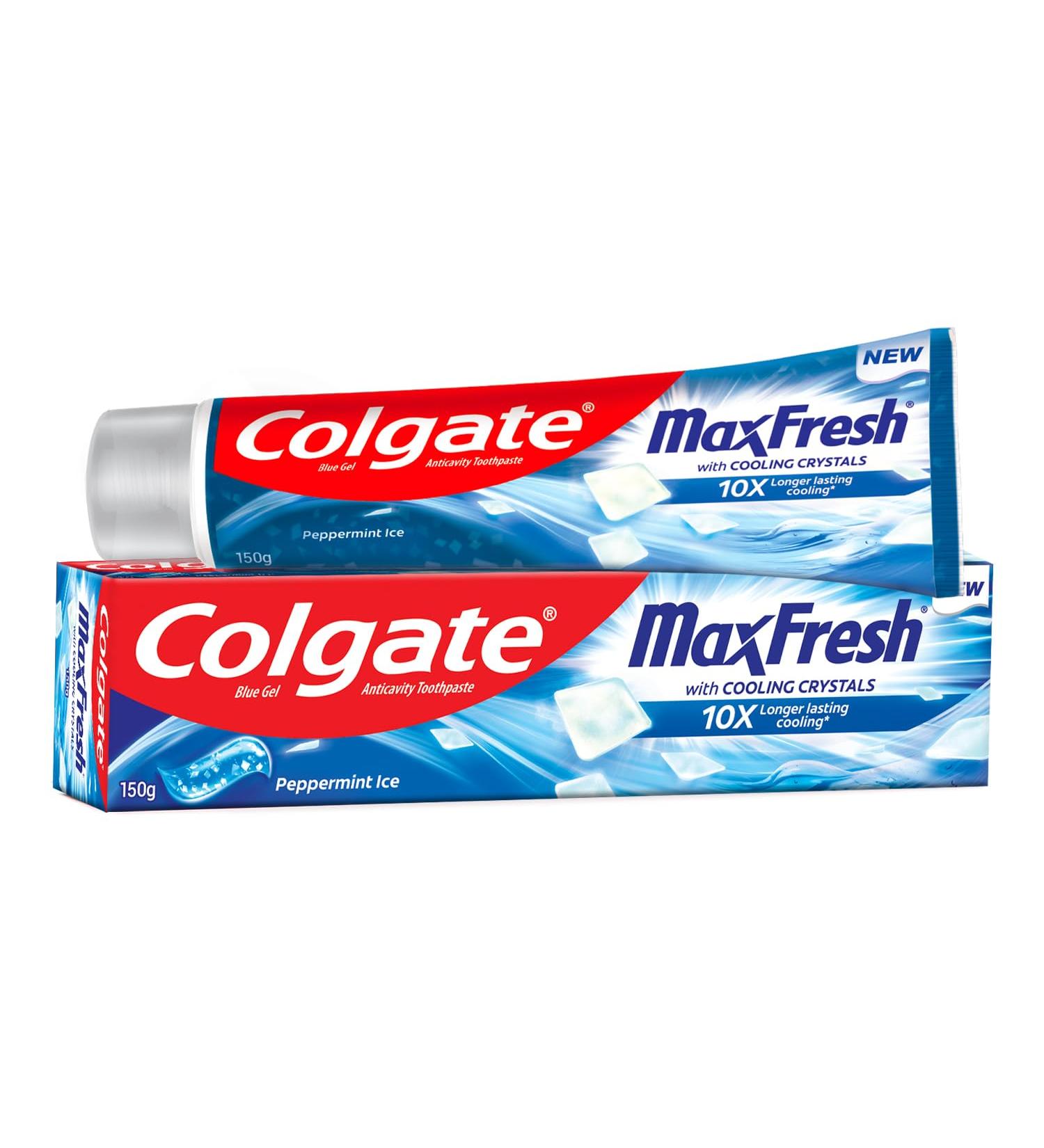 Buy Colgate Maxfresh Blue Toothpaste - 150g | Fresh Breath & Whitening | International Shipping Available - Buy Online on GoSupps.com