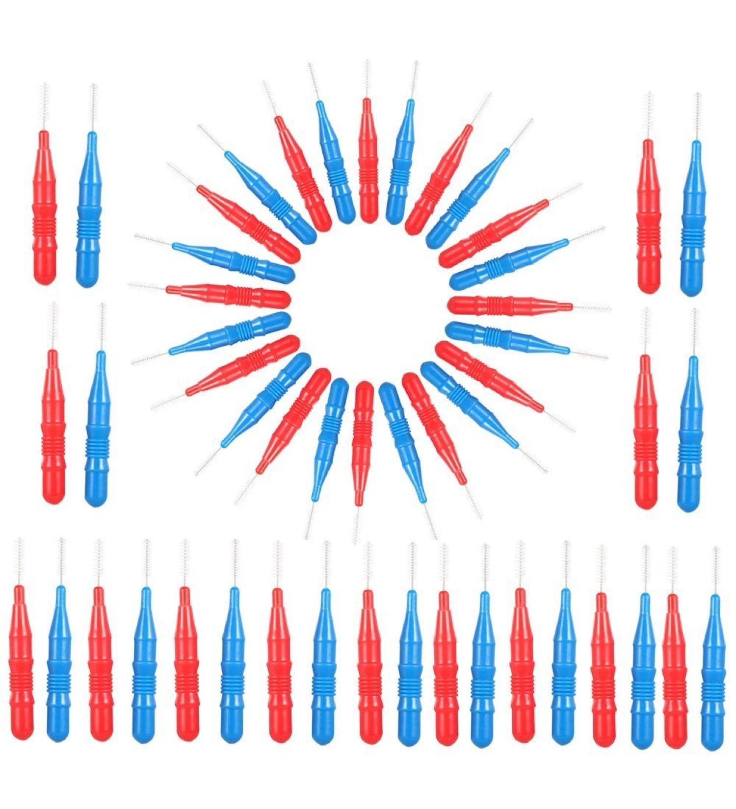 SGerste Interdental Brush Set - 50 Floss Heads for Dental Cleaning - 2.5mm & 3.0mm Tooth Pick - International Shipping Available - Buy Online on GoSupps.com