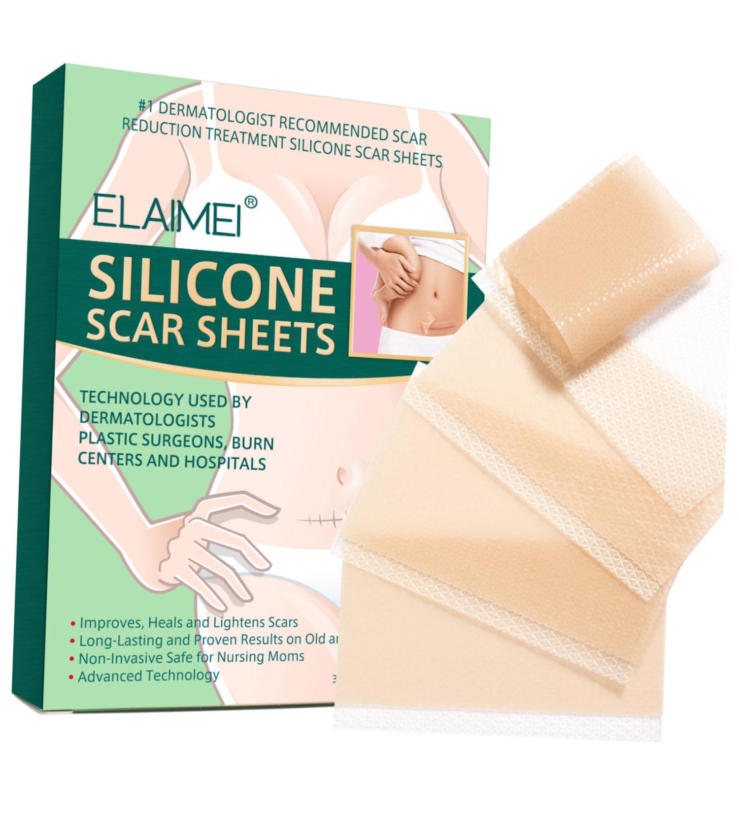 4pcs FOMIYES Silicone Scar Strips for Surgery Scars - Silicone Scar Tape for Cleaning & Care - Buy Online on GoSupps.com