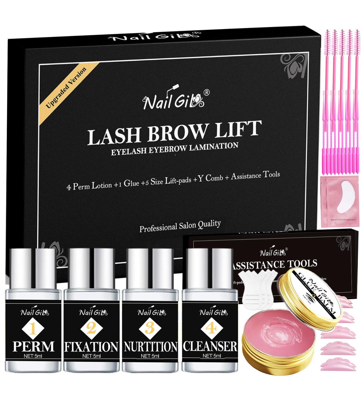 2024 Upgraded Lash Lift Kit | 2-in-1 Brow Lamination & Eyelash Perm | Instant Lash Lifting with Glue Balm | Professional Salon Results - Buy Online on GoSupps.com