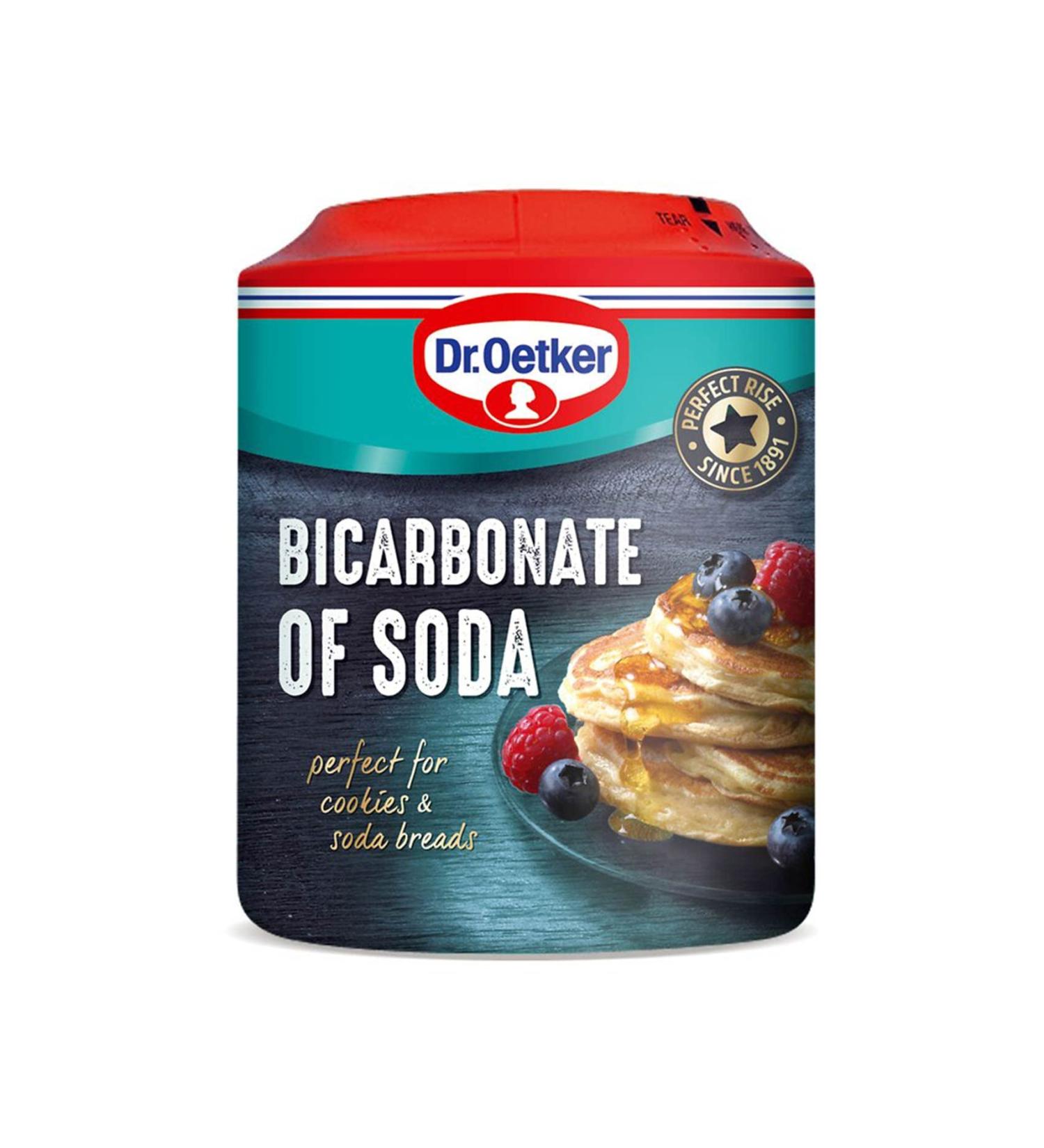 Dr. Oetker Bicarbonate of Soda (200g) - Premium Baking Soda for Culinary and Household Use - Buy Online on GoSupps.com