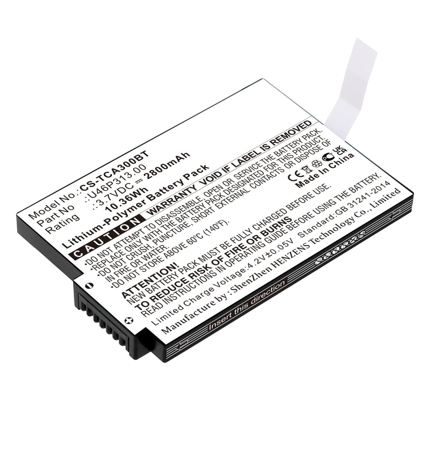 Buy Replacement Battery for Technicolor TCA300COM & Xfinity iControl - Reliable Power Solutions for TCA300COM U46P313.00 - Buy Online on GoSupps.com