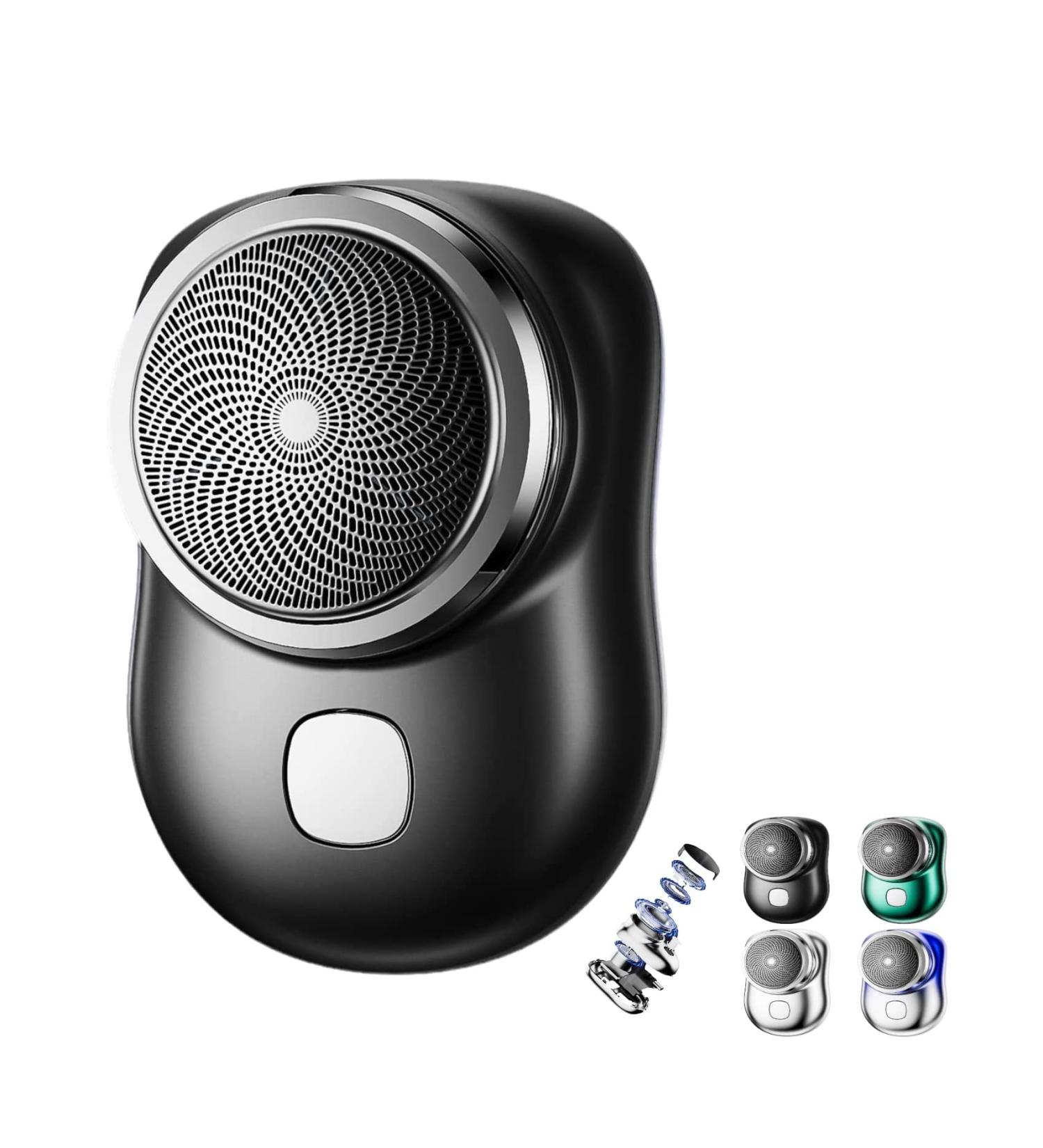 Alkyne Mini-Shave Portable Electric Shaver Mini-Shave Portable Electric Shaver Pocket Wet & Dry Men's Shaver USB Rechargeable Shaver Suitable for Home Travel Father's Day Gifts(Black) - Buy Online on GoSupps.com